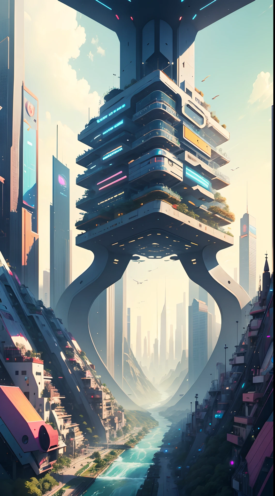 In a technologically advanced city of the future，Josa Gonzalez