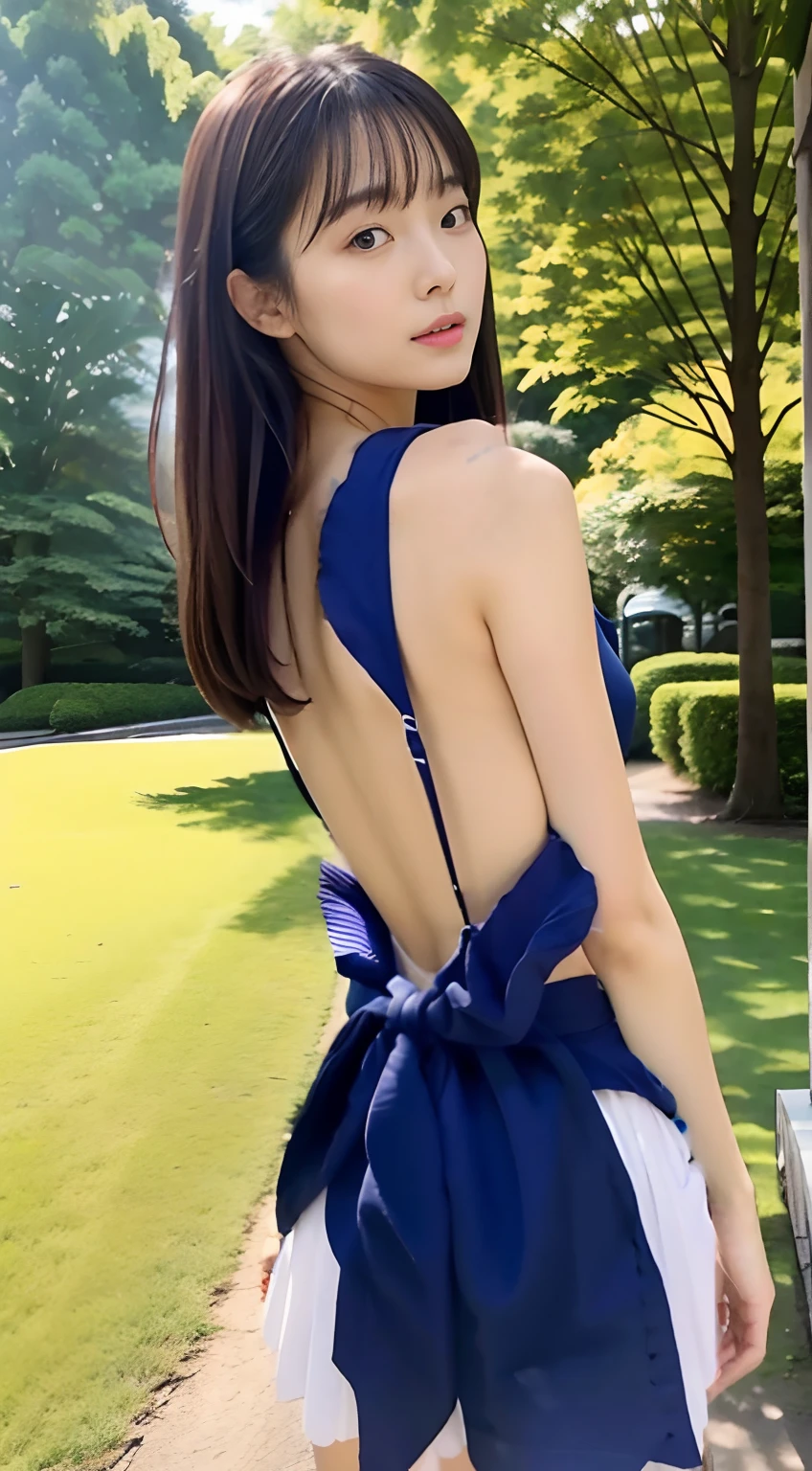 (((solo person))),(((A beautiful athlete in a yukata is relaxing in a reserved room at a hot spring inn.))),(((I'm wearing a yukata from an inn, my obi is tied, and I'm sitting with my knees together on a cushion.))),(((masutepiece:1.6))),(((ulzzang-6500))),(((perfect anatomia))),(((Deep depth of field with Hasselblad))),(((beautiful waistline))),masterpiece,top-quality,超A high resolution,High resolution full body portrait,(photographrealistic:1.4),(((High nose and chiseled beautiful face))),(((Long limbs like a model))),Fair skin is dazzling,((Take a photo of the sexy nape from behind)),20yr old,cute little,Her long, lustrous chestnut hair is tied back and the nape of her neck is very sexy.,((Plump F cup bust and narrow waistline),(Close your mouth and smile shyly),A detailed eye,((Gravure photoshoot at a hot spring inn)),((Don't look at the camera)),Cute big eyes and long eyelashes,Distinct double eyelids,((shiny thick lips)),(((perfect anatomia))),