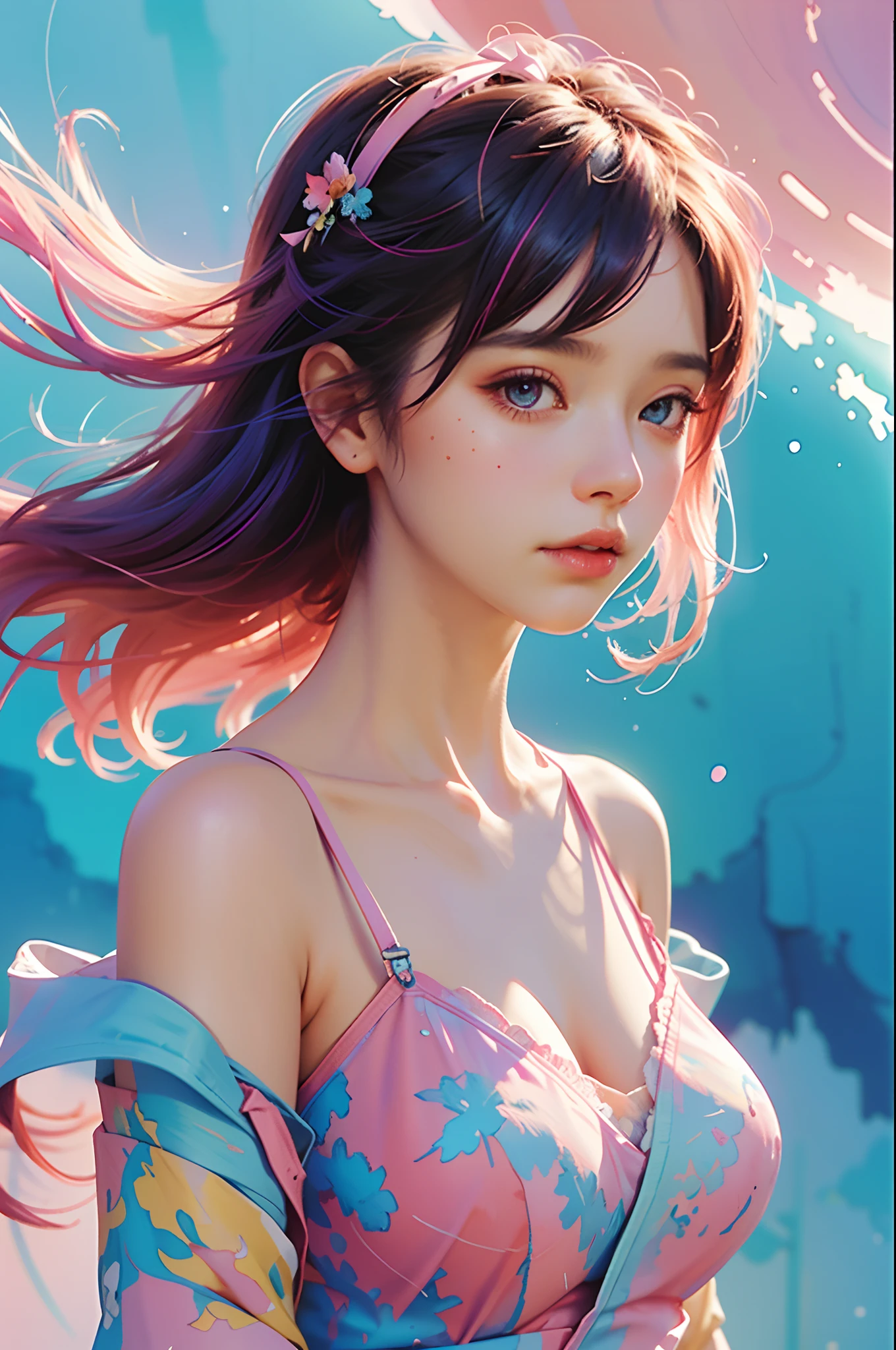 original,(illustration:1.1),(best quality),(masterpiece:1.1),(beautiful and clear background:1.25),(extremely detailed CG unity 8k wallpaper:1.1), 
1girl, flat bangs, stunning innocent symmetry face, shirt, emotional, ulzzang, (PureErosFace_V1:0.7)