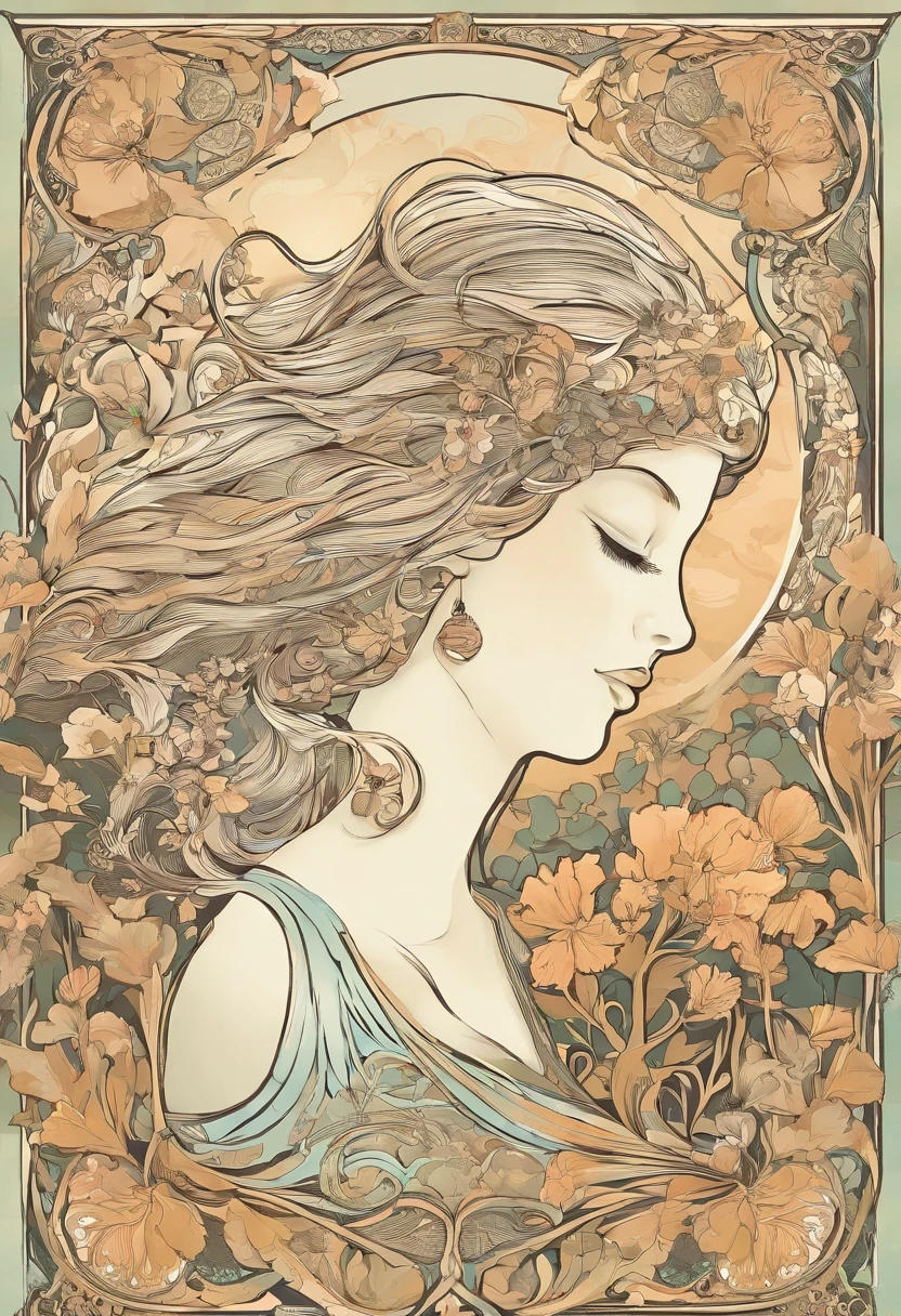 The wind swaying the meadow