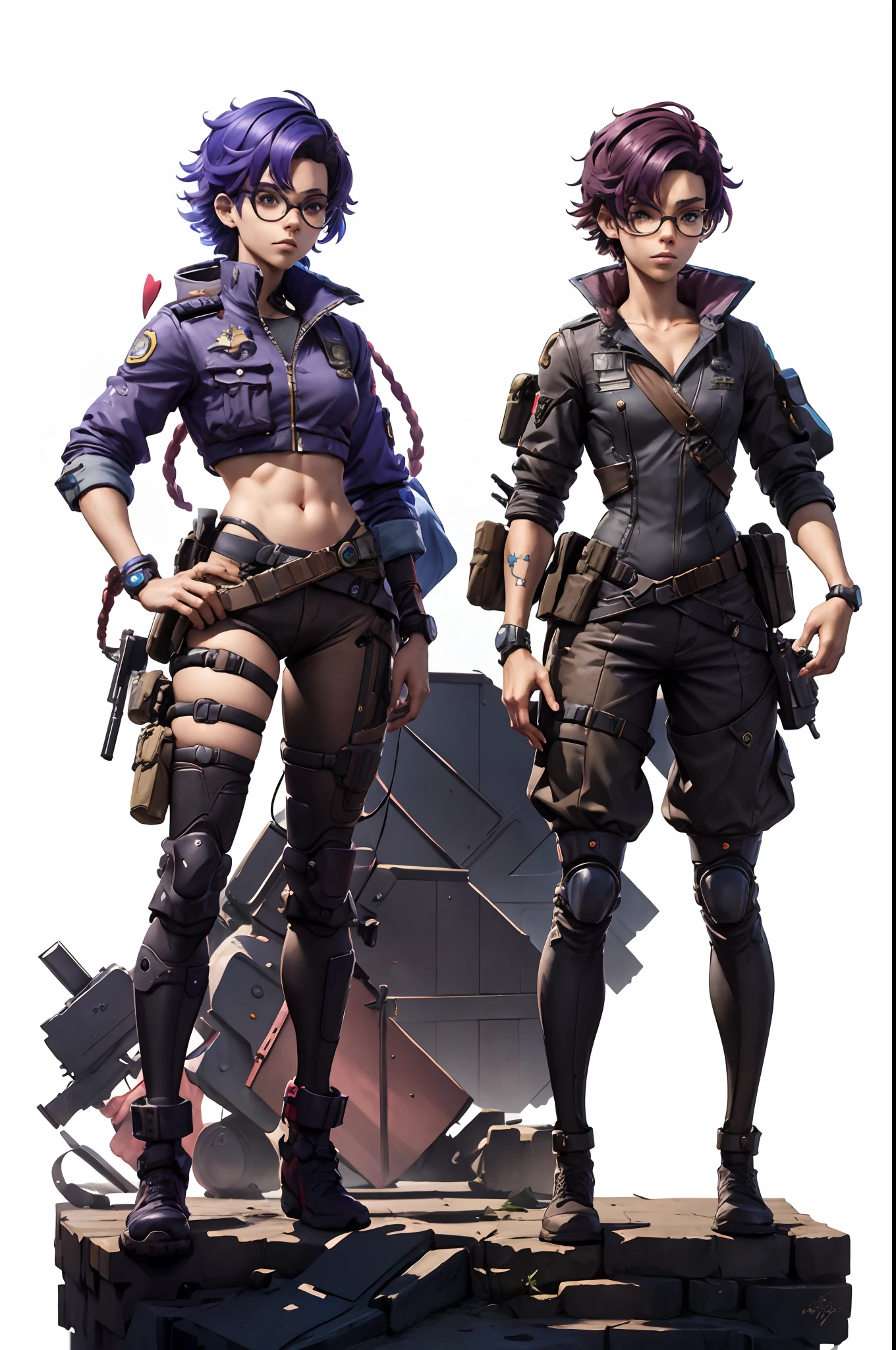 personagem anime de uma soldado feminina com uma arma e um homem em uniforme, ****** soldado mecanizado, arte conceitual detalhada de corpo inteiro, Makoto Shinkai ( apex legends ), ******s estilo linha de frente, arte conceitual especializada de alto detalhe, Design de personagem de corpo inteiro, arte conceitual de personagem de corpo inteiro, Cushart Kenz, estilo de arte conceitual, arte conceitual colorida, conceito detalhado de corpo inteiro