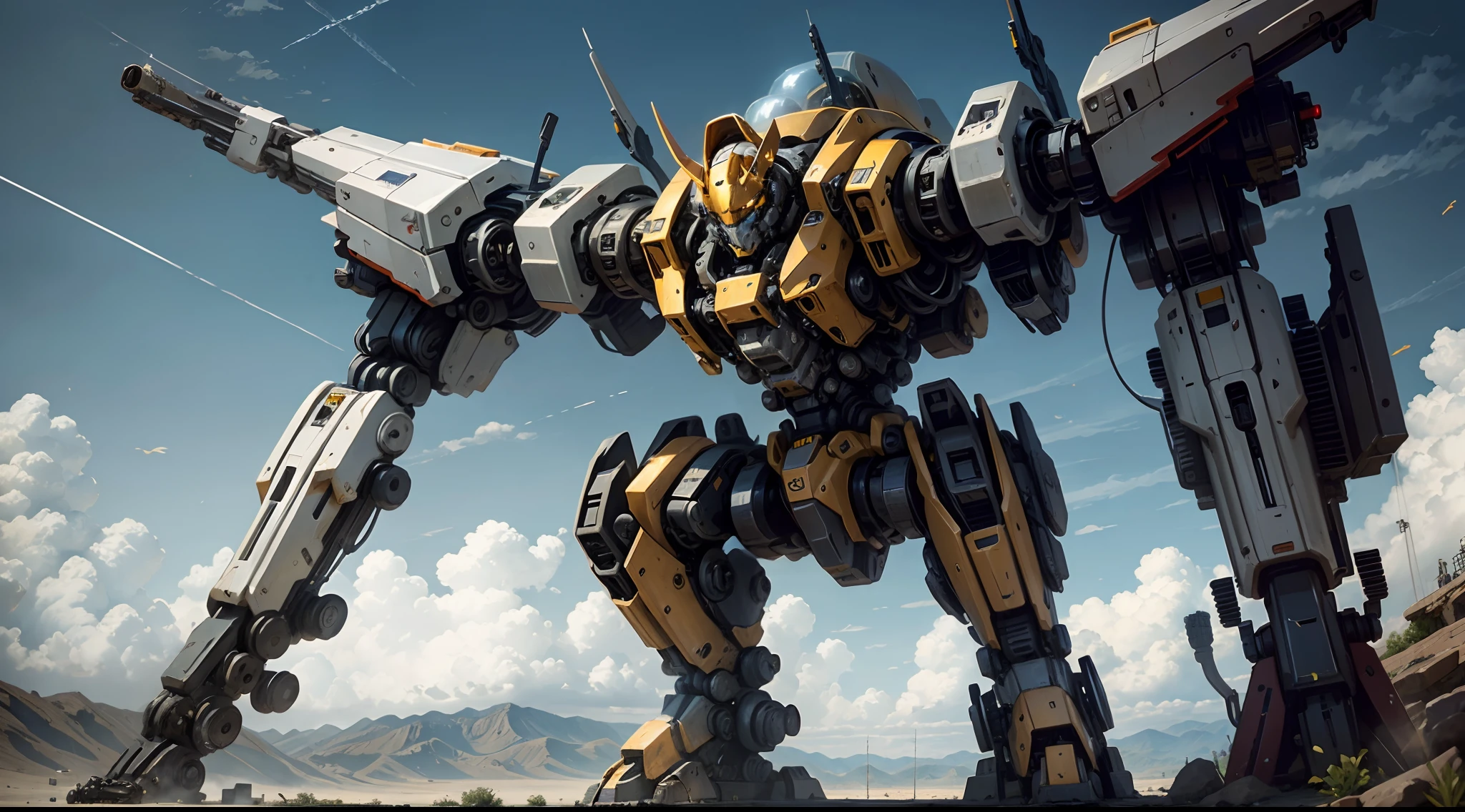 And the advanced design of the torture mech made it the only original mecha that was honorably retired。"Cannon locked，Aim for the eyes！”