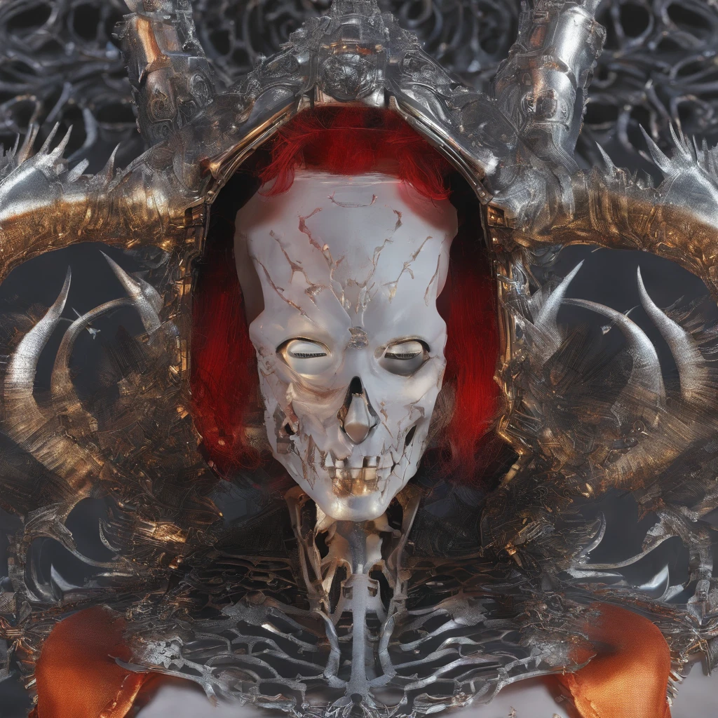 Fire Demon City Golden Shadow Linen Lord White Gold Silk Skeleton Very Detailed Ultra Realistic Face Ultra Detailed Action Shots Masterpiece Wide Angle Environment Movie Scene Movie Scene Lord Dracula leads an army to arm demons in surreal warfare,Bright orange gold flowing short hair 32K(tmasterpiece,k hd,hyper HD,32K)boxing gloves,Silver Skull Abandoned Area of the Pond,Indigo Skull King ,Hold the steering wheel in your hand (The skeleton is realistic:1.4),,Silver skull flower ornaments,Petals flutter,Colored ball head,Hold your head high,Be proud,The nostrils look at people, A high resolution, the detail, RAW photogr, Sharp Re, Nikon D850 Film Stock Photo by Jefferies Lee 4 Kodak Portra 400 Camera F1.6 shots, Rich colors, ultra-realistic vivid textures, Dramatic lighting, Unreal Engine Art Station Trend, cinestir 800,Hold your head high,Be proud,The nostrils look at people,Tsundere,Petals flutter,Petals flutter,Sprinkle with gold dust,Fluttering,Impeccable,( reasonable design, Clear lines, High sharpness,Best quality, Very detailed skeleton, The skeleton of a masterpiece, offcial art, movie light effect, Boxer 32K(tmasterpiece,k hd,hyper HD,32K)short detailed hair,Martian ,Red Flame Maiden ,Copper protector (realisticlying:1.4),Python pattern robe,Bright orange tiara,Snowflakes fluttering,The background is pure,Hold your head high,Be proud,The nostrils look at people, A high resolution, the detail, RAW photogr, Sharp Re, Nikon D850 Film Stock Photo by Jefferies Lee 4 Kodak Portra 400 Camera F1.6 shots, Rich colors, ultra-realistic vivid textures, Dramatic lighting, Unreal Engine Art Station Trend, cinestir 800,Wear boxing gloves