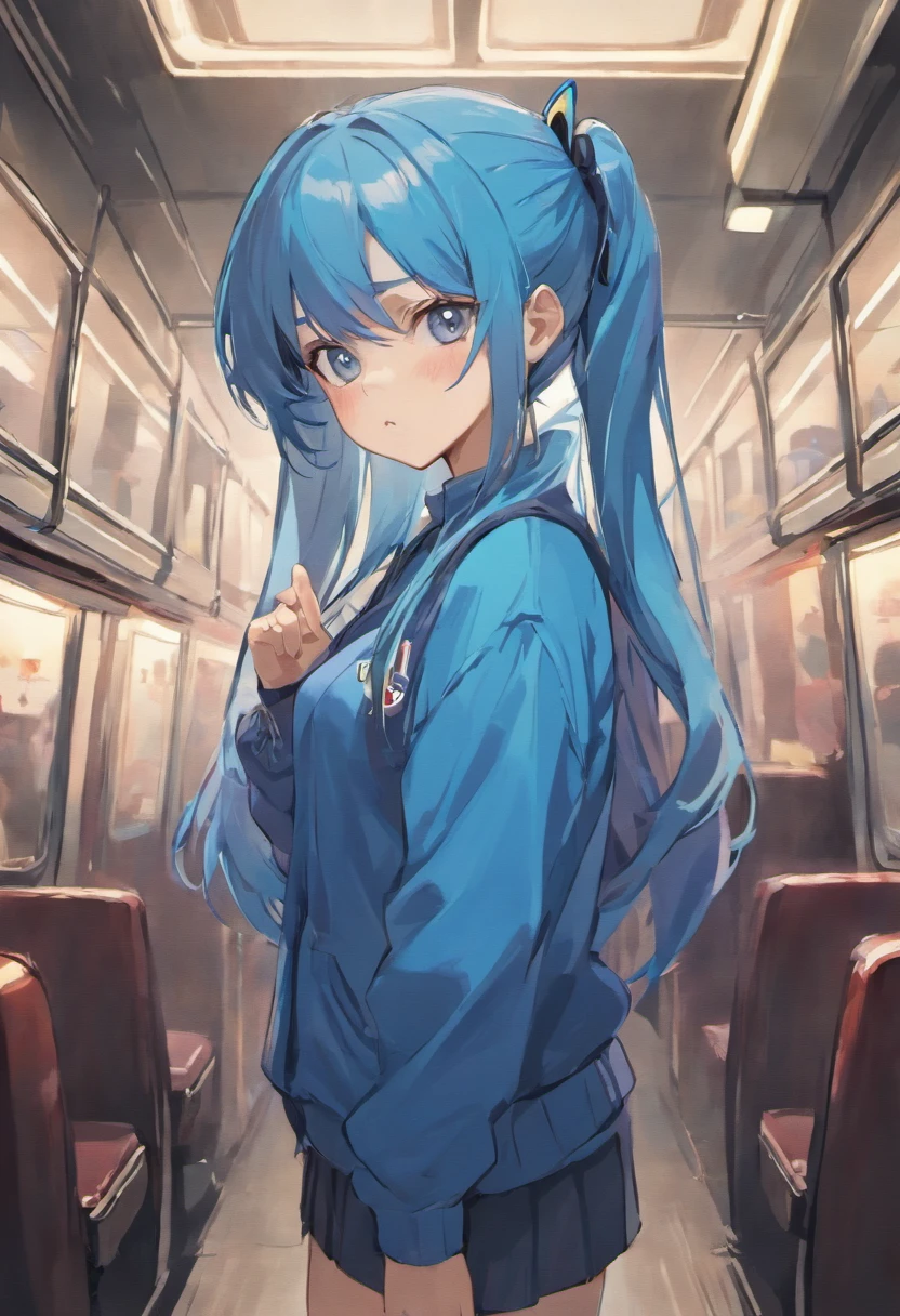 (1boy:1.6),(angry,serious,disgust:1.1),20years old,RAW portrait of (japanese girls),(kkw-ph1,photorealistic:1.2),ultra high res,(bright lighting:1.2),ray tracing,
BREAK
,on train,sitting on seat,(panty shot:1.1),thigh,
BREAK
(natural skin texture,detailed skin, hyperrealism,ultra sharpness),(intricate details),Depth of field,blue hair,long hair,twintail hair