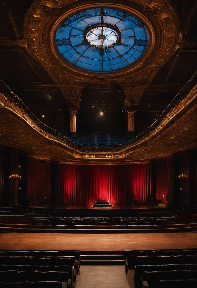 gotham concert stage, empty