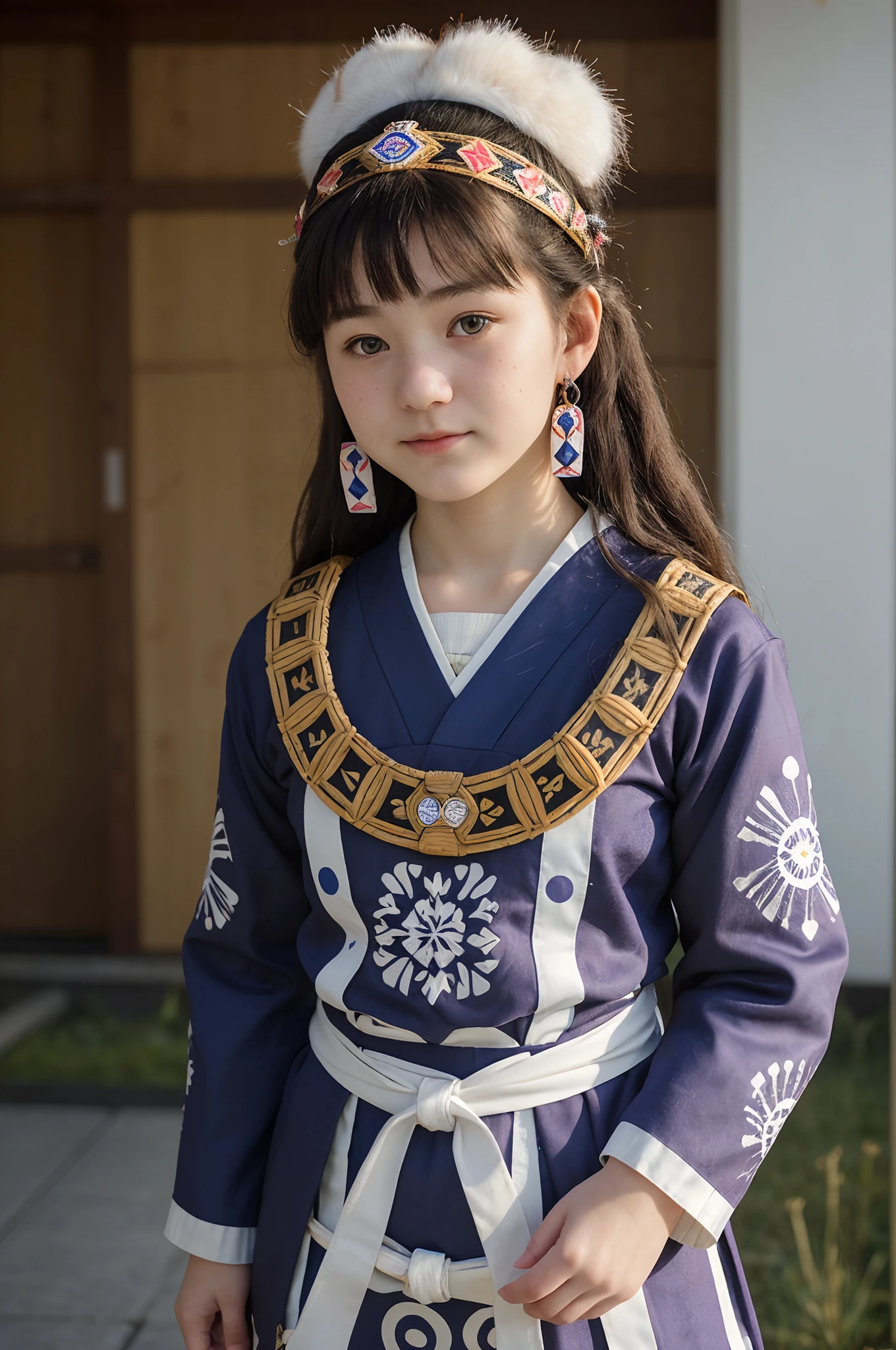 live-action、real、8Year old girl、indian costume