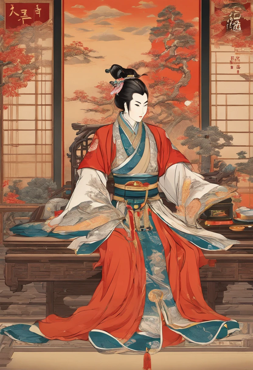 Best quality,4K,8K,A high resolution,Masterpiece:1.2,Ultra-detailed,Realistic:1.37,Portrait,Chinese historical figures,Bao Qingtian,justice,impartial,Heroic,Serious expression,Impressive appearance,Traditional clothing,Official hat,Exquisite courtroom,Wooden table and chairs,Elegant calligraphy on the wall,Ink painting hanging on the wall,Natural sunlight through the windows,solemn atmosphere,Fair trial,Upholding fairness and justice,Highly respected judge,Attentive audience,curious onlookers,Evidence submitted,Use kanji to scroll,The details of the costumes are meticulous,The table and chairs are delicately textured,Bao Qingtian's impressive facial features,well drawn eyes,Contoured nose and lips,Wisdom and determination in the eyes,Light and shadow balance,vibrant with colors,But not oversaturated,Traditional Chinese color palette,Aging and warm colors,Soft and even lighting,Study the facial expressions of your audience,Engrossed in judgment,Background characters with various emotions,Highlight the composition of Bao Qingtian as the central figure.mtu