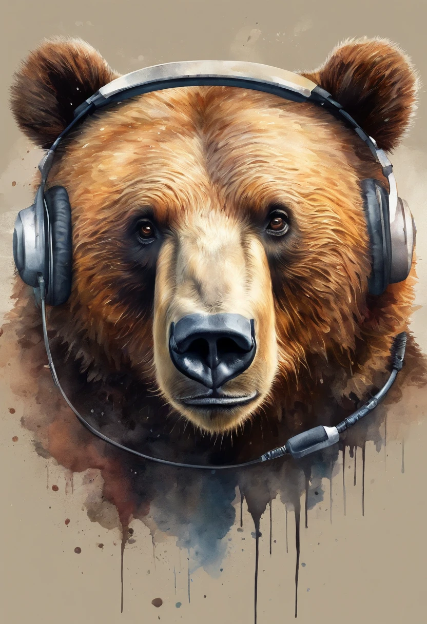 ((Cute Bear)),It also has a game controller,headset on head,Gaming Chair,Streamers Room,(bees flying),top-quality, Dramatic Lighting, epic atmosphere,   Cyberpunk style,  ((Intricate details)), nffsw, ((Intricate details, hyperdetails)),  cinematic shot, Vignette, bokeh effect beckground,