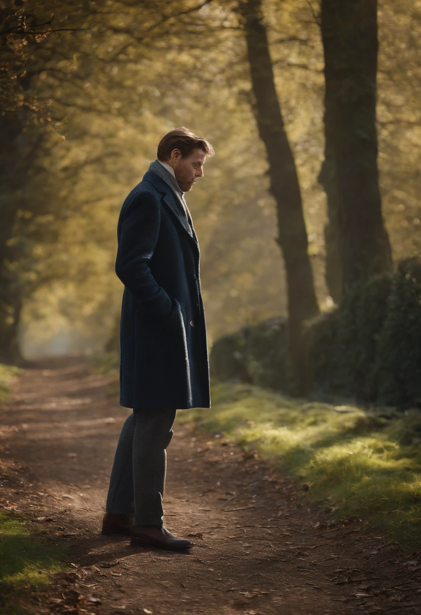 British man, Wool Sweaters, Loro Piana, sunny morning, Tim Walker, GQ editorial