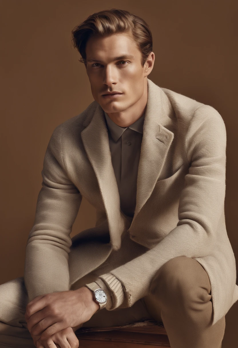 British man, Wool Sweaters, Loro Piana, sunny morning, Tim Walker, GQ editorial