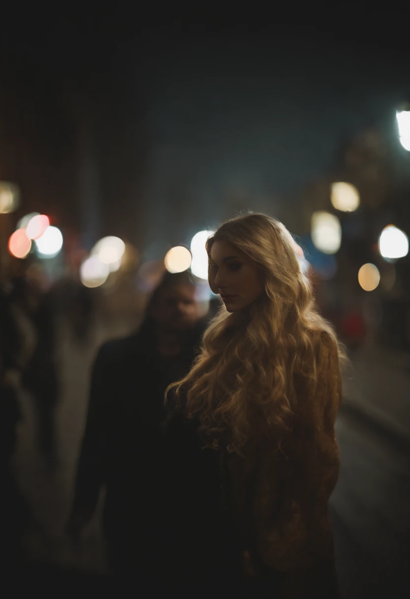 A woman's face hidden by a smoke cloud, cloud covering face::2, surreal photograph, long hair, movie still by Christoper Nolan, dress with flower pattern, foggy, city with skyscrapers, halation around lights, diffuse lighting, extreme high angle::2, Instax, pastel colours --style raw --v 5.2-