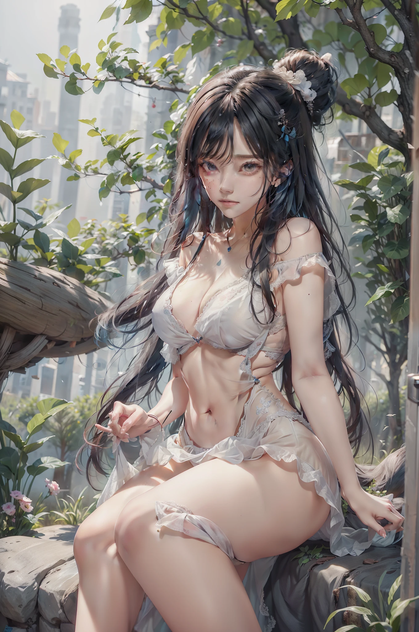 (Long red hair), ((Above the shoulder,facial closeups)), Bigboobs, looking at viewert, maid costume, Rem from:Zero brown hair, surrealism, Ghibli-like colors, Ghibli-like colors, anime big breast, Standing painting, angle of view, foreshortening, foreshortening, 8K, Super detail,Women have full breasts and blue hair,hentail realism, shadowing,,character sheets, reference sheet, Standing painting, 8K, Super detail, 1080p, Women's HD,femele, 16k, A high resolution, Best quality, High quality, Anatomically correct, Masterpiece, ccurate, hyper HD,As graceful as a swan,unreal-engine, Ghibli-like colors, anime big breast, Standing painting, angle of view,battle armor,ssee-through,Lace skirt