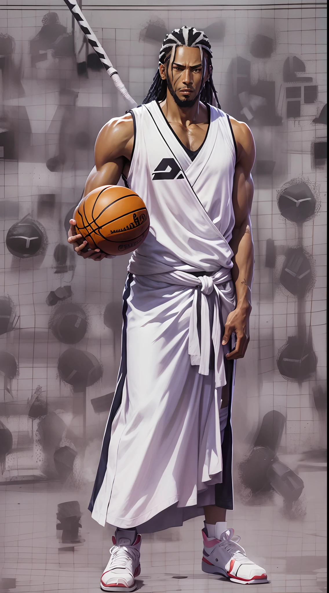 Kawhi Leonard fusão Byakuya Kuchiki (Bleach)A ruthless defender who can use Kido techniques to deflect opposing shots.