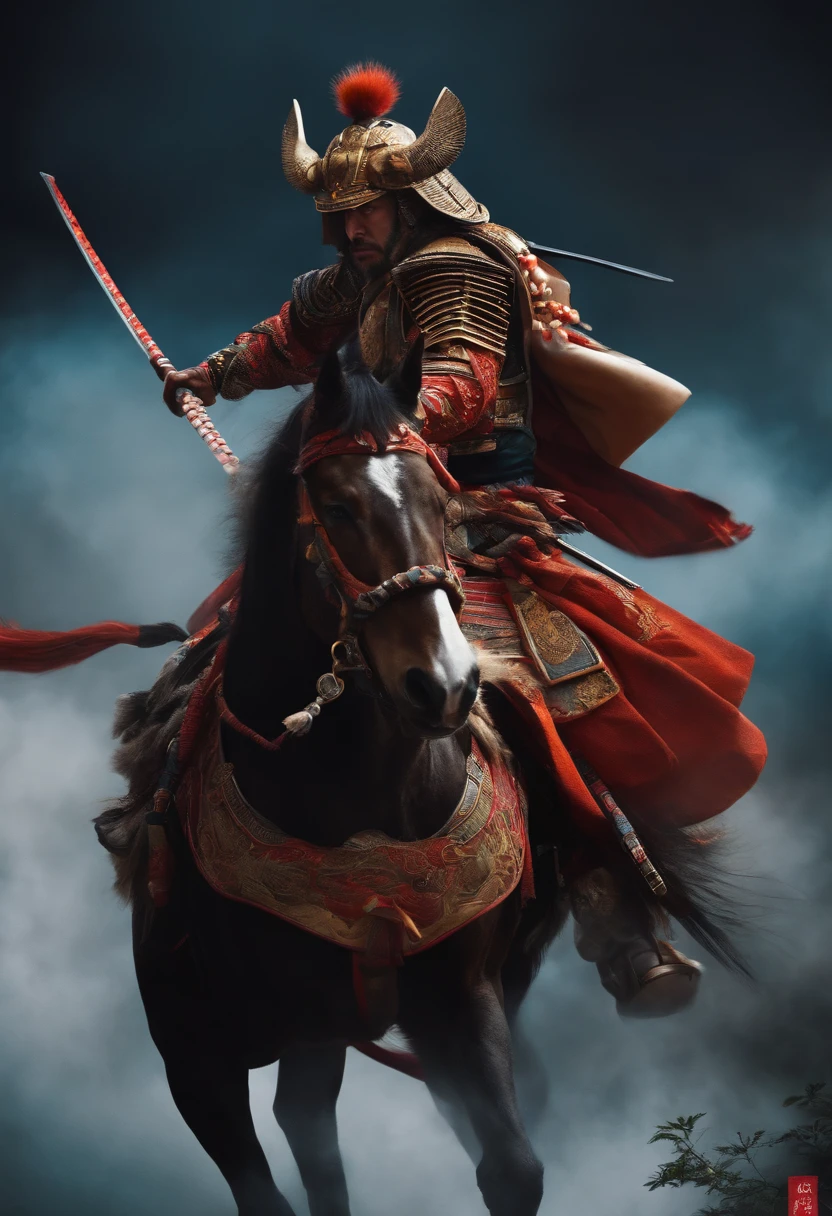 Animal-headed samurai