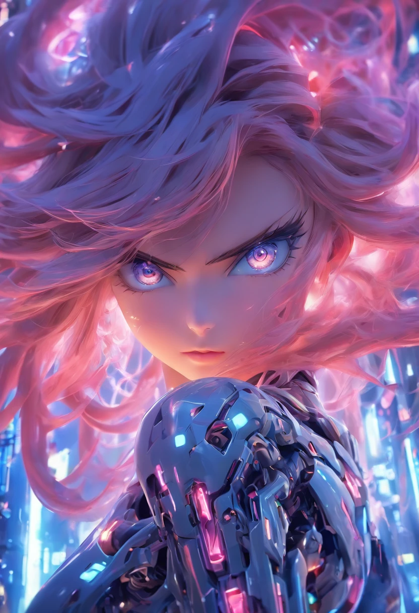 Ultra photo realsisim,Hyper-detailing,machine girl,Mechanical body,Mechanical joints,sci-fy,highly detailed surreal vfx,Smudge,Faraway view,super-fine,ultra - detailed,high qulity,8K ,oc rendered,dynamic viewing angle