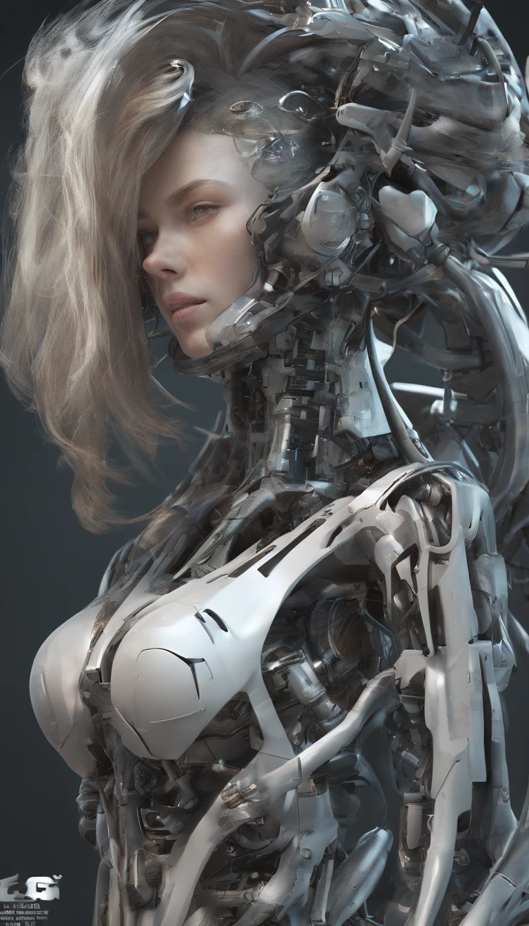 (((Masterpiece))), (((Best quality))), ((Ultra-detailed)), (Highly detailed CG illustration), ((An extremely delicate and beautiful)),(cute delicate face),Cinematic light,((1机械女孩)),Solo,full bodyesbian,(machine made joints:1.4),((Mechanical limb)),(blood vessels attached to the tube),((Mechanical vertebrae attached to the back)),((mechanical cervial attaching to neck)),((Sitting)),Expressionless,(wires and cables attached to head and body:1.5),(Character focus),Science fiction