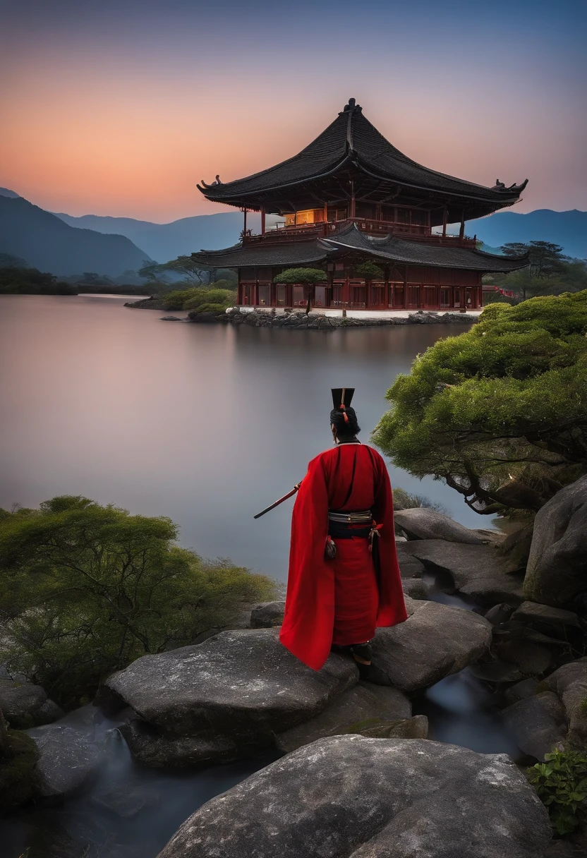 Um Samurai virtuoso, perdido no tempo em um mundo de desordem; where principles, Values and good customs no longer exist and are no longer honors. sad and lonely, Living by Your Moral Code, He follows the walk with his shoulders girded in a deep spiritual depression