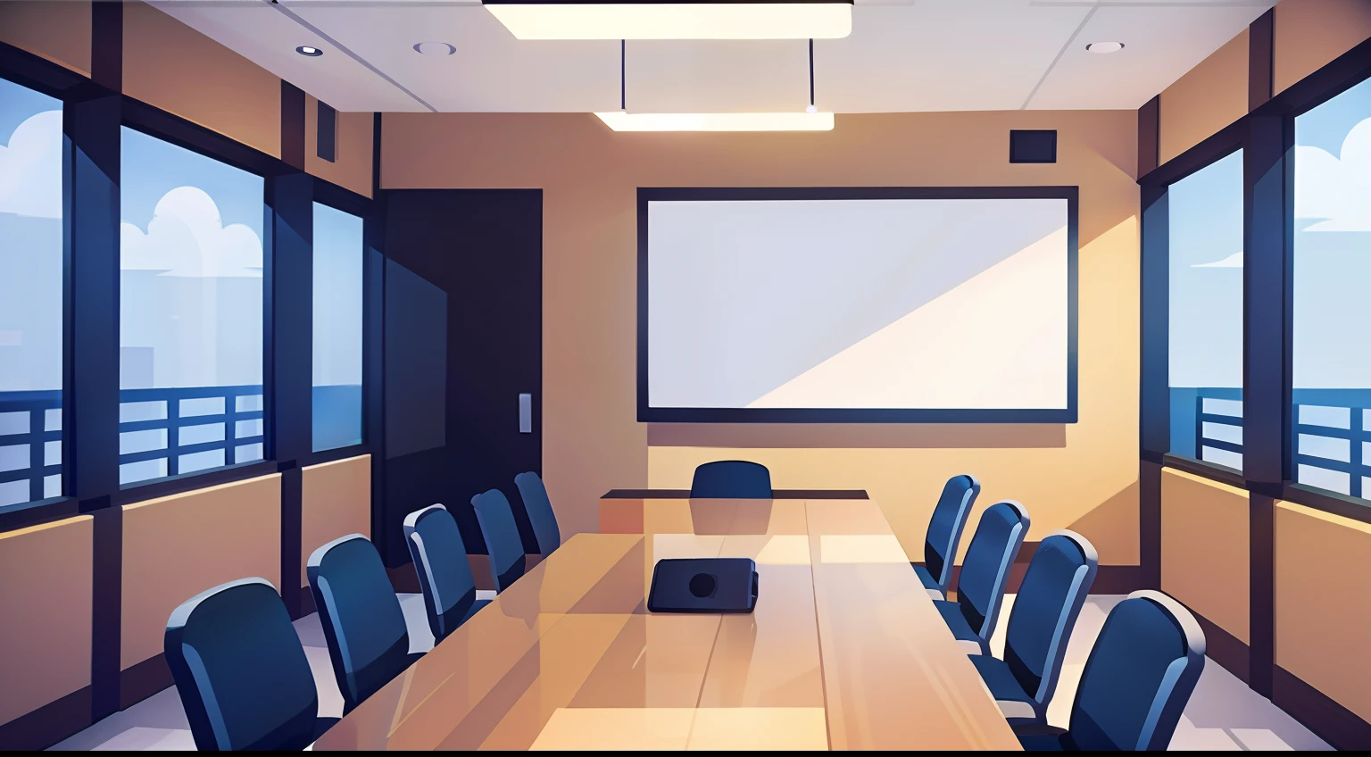 Meeting Room、No person