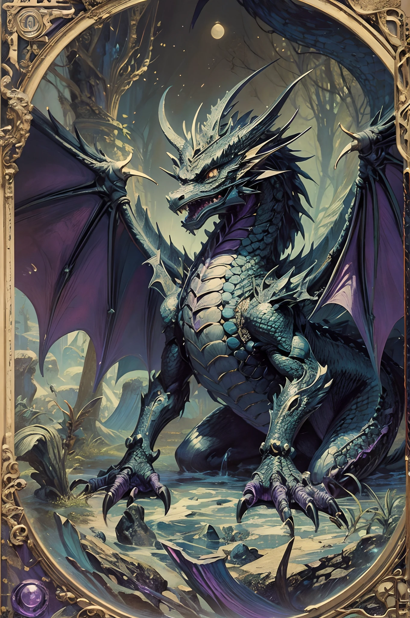 magic the gathering dragon card,