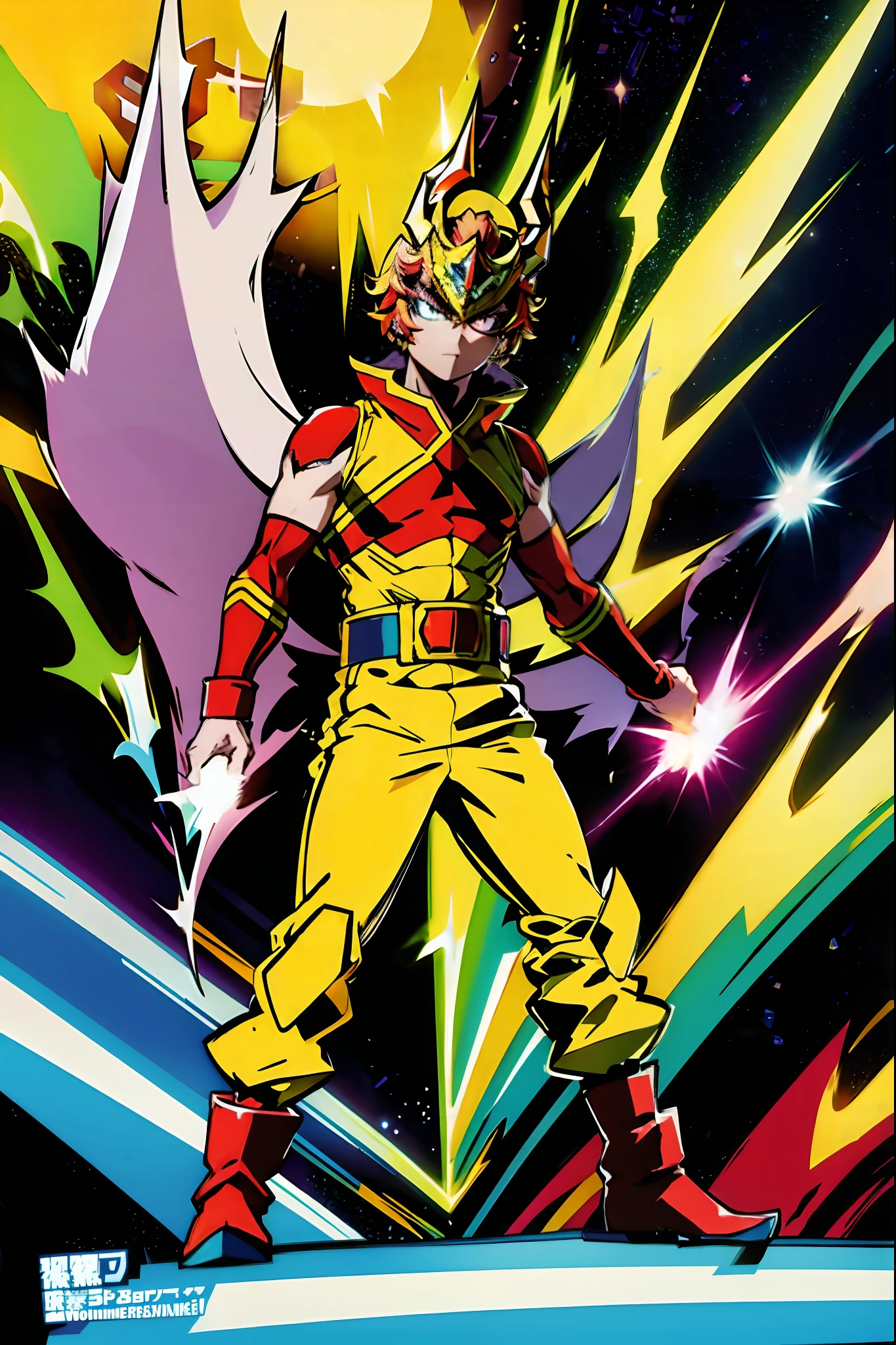 , sentai villain, full body solo