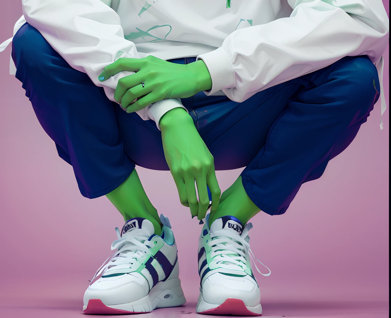 alien, Green alien, streetwear