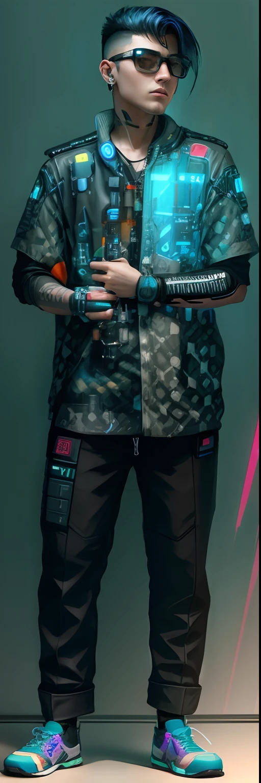 Change background, cyberpunk boy, realistic face, 8k, ultra realistic,