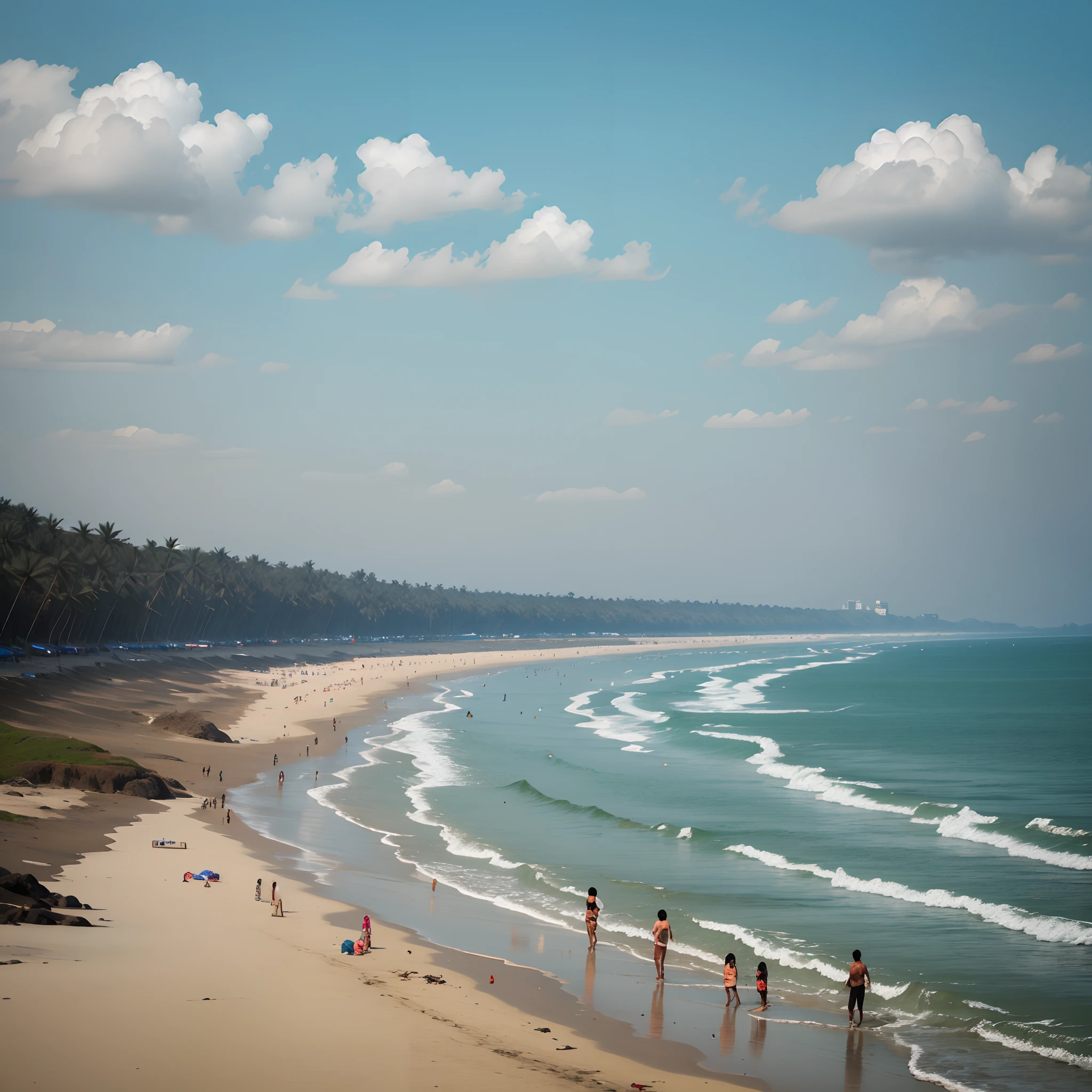 world longest sea beach,Cox's bazar, Bangladesh --auto --s2
