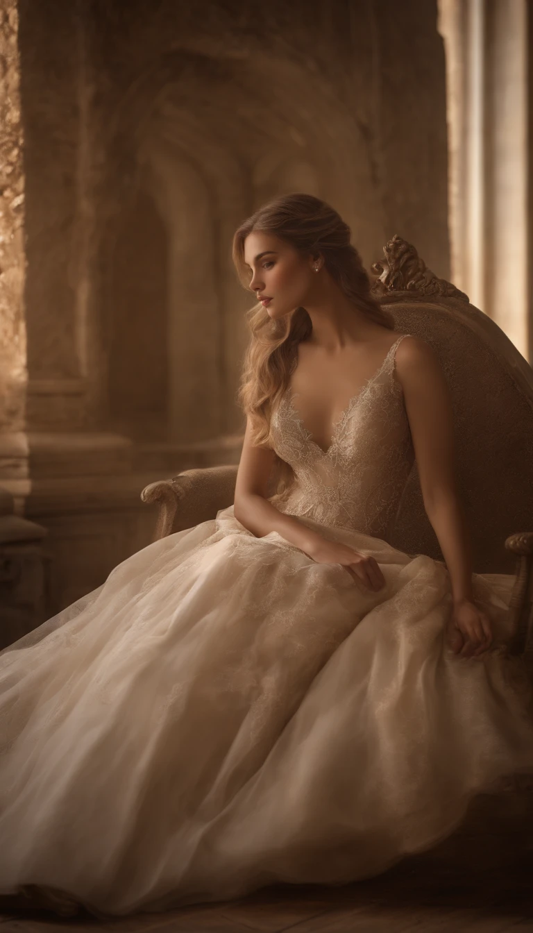 (best quality,highres,ultra-detailed),spread-legged girl(s),sitting on a beautifully decorated bed, wearing a luxurious satin gown, with intricate lace detailing. The gown drapes elegantly around her, enhancing her graceful posture. The satin fabric shimmers softly under the light, creating a lustrous effect. The room is dimly lit, casting a warm and intimate glow on the scene. Delicate floral patterns adorn the walls, adding a touch of romance and femininity. The girl's long, flowing hair cascades down her back, adding to the overall beauty of the composition. Her eyes, highlighted with a subtle smoky eye makeup, exude a mesmerizing allure. The detailed folds and contours of her lips exude a sense of sensuality. The image is captured with a masterful blend of photography and digital art, showcasing the perfect harmony between realism and artistic expression. The color palette is soft and dreamy, with delicate pastel tones that further enhance the ethereal atmosphere. The image radiates a serene and timeless beauty, inviting the viewer into a world of elegance and sophistication.