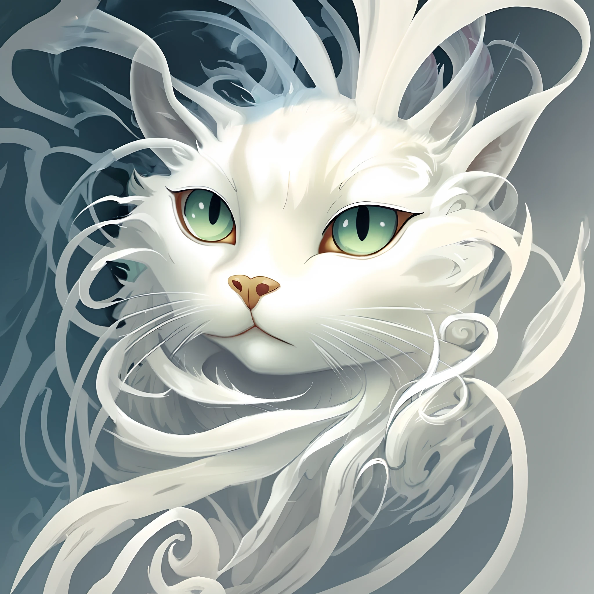 remove, ears morphing into smoke