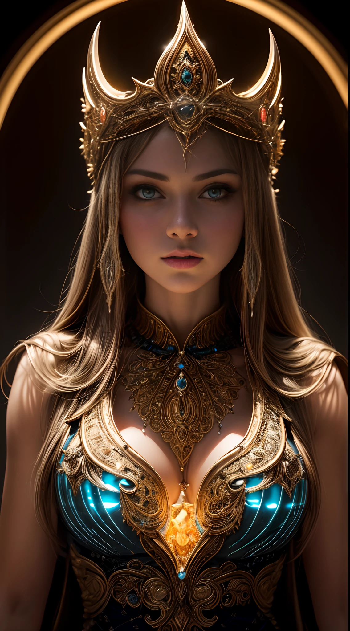 1girl in,Hypercupola,Light Painting,bio luminescent, Electrochemiluminescence, insanely detailed and intricat, Hyper maximalist, Elegant, ornate, Hyper realistic, super detailed