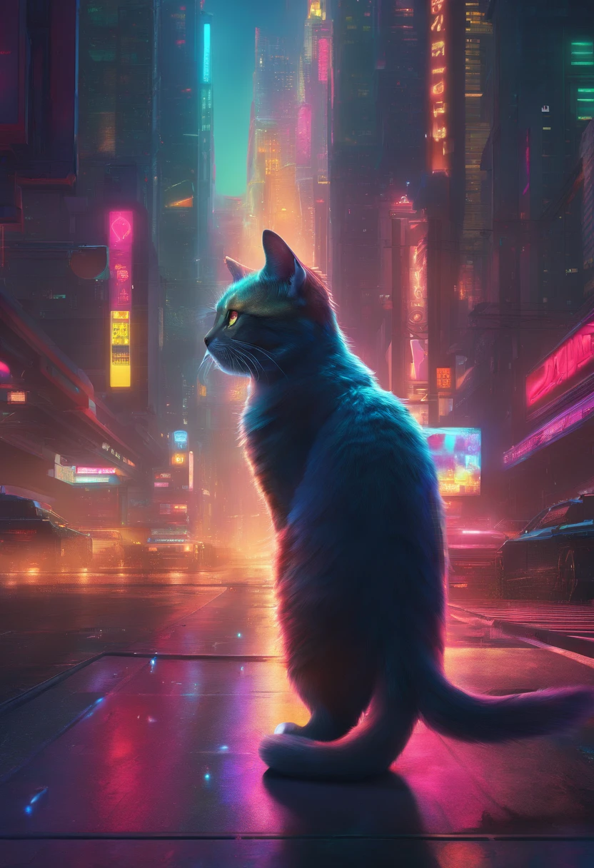 (Best quality,4K,8K,A high resolution,Masterpiece:1.2),Ultra-detailed,(Realistic,Photorealistic,photo-realistic:1.37),A cute little cat trembled slightly,Soft fur texture,Delicate paw pads,Expressive eyes,Cute twitchy beard,Hints of vulnerability,Gently wagging tail,playful pose,Art cat illustration,Subtle color palette,Natural lighting