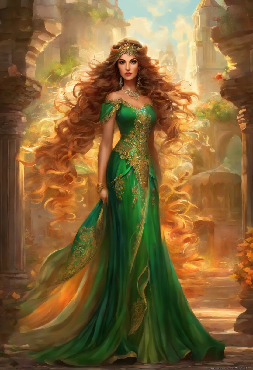 (Numerous award-winning masterpieces, With incredible detail, textures and maximum detail), (Full body standing image:1.8), (Parte superior do corpo para cima:0.3), (hyper realistic:1.4), (Realistic:1.3), (melhor qualidade de pele textura real), ((Araffe mulher cigana em vestido vermelho, Mulher mexicana bonita, mulher linda, mulher deslumbrante, mulher iraniana bonita, Rainha persa, mulher mexicana bronzeada bonita, flowing massive hair, linda mulher bonita, Beautiful Arab woman, Beautiful woman, long flowing medusa hair)), (finely detailed true circle Symmetrical emerald green eyes), (rosto bonito finamente desenhado), ((Victorian-era full-body red dress with delicate decorations: 1.8),(( uma bela mulher )), Bela, (leve sorriso), (lindos olhos coloridos cheios de alegria), dramatic light, vista majestosa, Brincos de vidro nas orelhas, (((dramatic photo))), (Full body standing image:1.8), (cabelo castanho), cabelo de longo, ((procura para cima)), ((olhando para baixo)), (Around her neck is a simple necklace of exquisite finish), ao fundo Sevilha, Espanha, altamente detalhado, ultra-realistic, detalhes intrincados, pintura (Artesanato), ((master part,melhor qualidade)), ((Cinematic light)), hyper realistic, fearsome, fantasia sombria, epic realistic,arte, (HDR:1.5), hiper detalhado, (Artee station:1.5), cinemactic, luzes quentes, Efeito de Luz, dramatic light, (detalhes intrincados:1.1), Antecedentes complexos, (Greg Rutkowski:0.8),32k ultra | | | | | |,Ultra HD | | | | | |