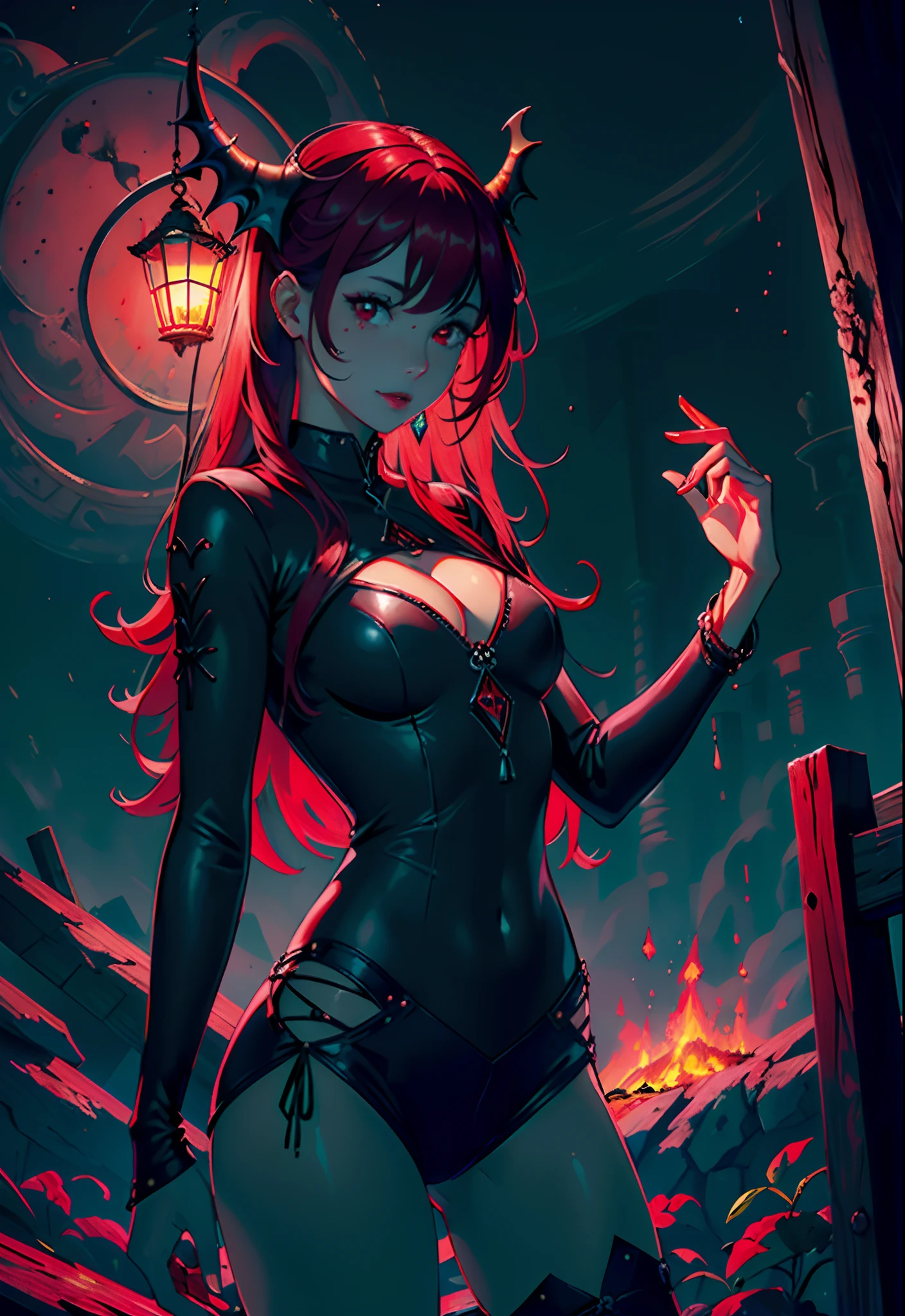 (((La mejor calidad))), (((Ultra detallado))), (((Obra maestra))), illustration,(La nube de sangre roja oscura flota en el aire,the red bat,magia de sangre),1girl,sexo, Cara perfecta,One of her hands waved a whip, volumetric illumination,Chica sexoy wowdk,sonrisa loca,lluvia de sangre roja, cuervo,cementerio, fantasy, underground castle, ((colores apagados, Noche, oscuridad)), maquillaje, mascara,translucent skin, Semitonos,nube,luz_particuls,Eldenring\(Malenia\) 1girl, casco alado, capa roja, (Malenia_hoja:1.3), ojos cubiertos, sangre,Pelo rojo,(maldito_Izquierda_brazo:1.3)