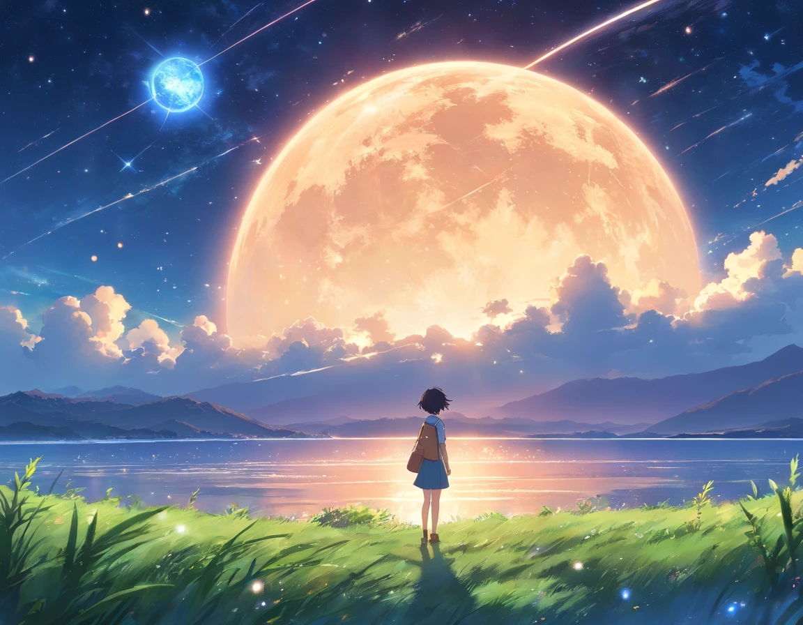 Planeta Terra, A Lua, O Sol e as Estrelas