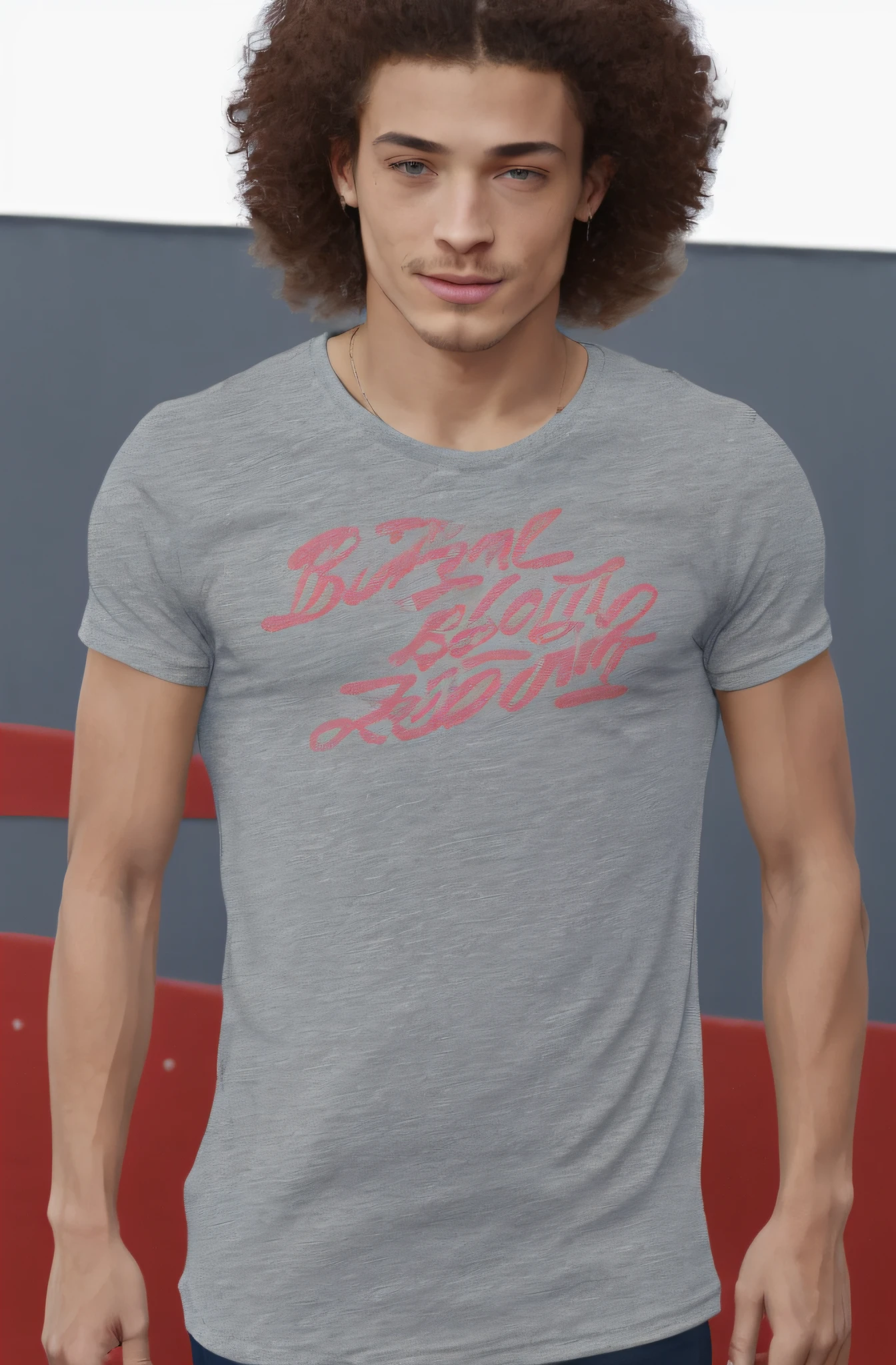 The colorful statement of Baptiste Marci
Baptiste Marci enters the spotlight. He put a t-shirt in a striking charcoal (#101820) teinte. As the lights rang, The T-shirt reveals a subtle radiance effect, Create an aura around him. What kind of emotions does this evoke in viewers??