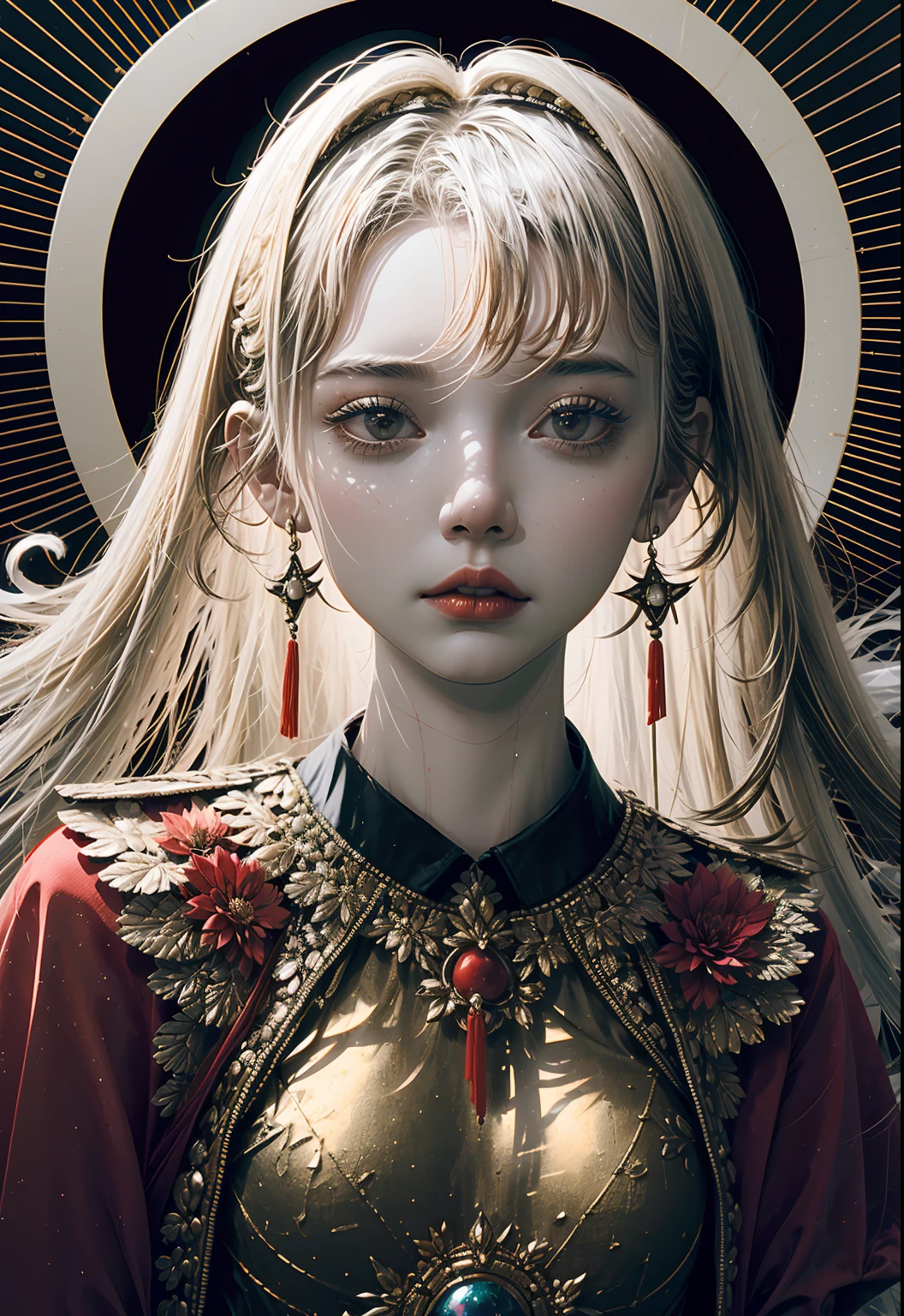 (((La mejor calidad))), (((ultra detallado))), (((obra maestra))), illustration,(La nube de sangre roja oscura flota en el aire,the red bat,magia de sangre),1girl,sexo, Cara perfecta,One of her hands waved a whip, volumetric illumination,Chica sexoy wowdk,sonrisa loca,lluvia de sangre roja, Cuervo,cementerio, fantasy, underground castle, ((colores apagados, noche, oscuridad)), maquillaje, mascara,translucent skin, Semitonos,nube,luz_particuls,Eldenring\(Malenia\) 1girl, casco alado, Capa roja, (Malenia_hoja:1.3), Ojos cubiertos, sangre,Pelo rojo,(maldito_izquierda_brazo:1.3)