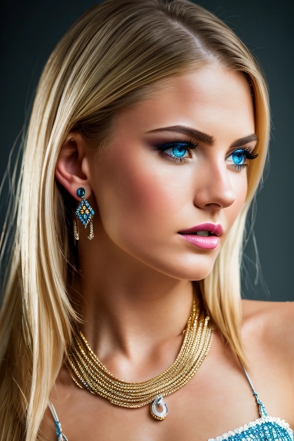 Slender, young, short blonde hair, blue eyes, in office board rrom with desk, wearing business clother, full body, natural skin texture, 24mm, 4K textures, soft cinematic light, RAW photography, photorealistic, photorealistic, hyperrealistic, complex, elegant, highly detailed, sharp focus, (((cinematic look))), calm Tone, Insane Detail, Complex Detail, Ultra Detail, High Contrast, Soft Cinematic Light, Dim Colors, Exposure Blending, HDR, Faded, Cold, Waist Thin, Well-Proportioned, (8k, 4k, Top Quality, Hi-Res: 1.1), (Realistic, Hyperrrealistic, Photorealistic: 1.1), Twin Tails, Blonde Hair, Bangs, Long Hair, Necklace, Earrings, Lips, Eye Shadow, Jewelry, Spaghetti Straps, Detail, High Contrast, srfc, stunning complex full color, spectacular character composition, sharp focus, natural light, sub-surface scatter, f2, 35mm, film grain