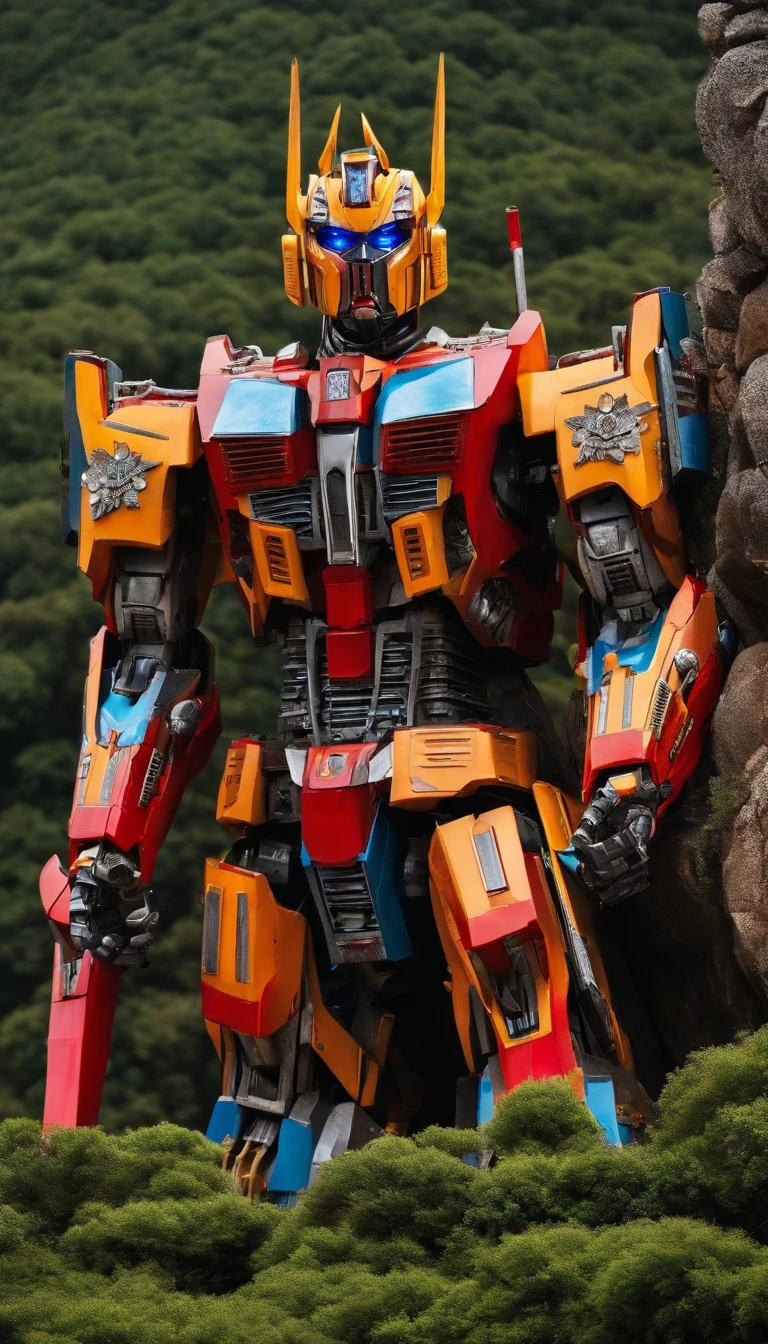 Transformer en la gran muralla china