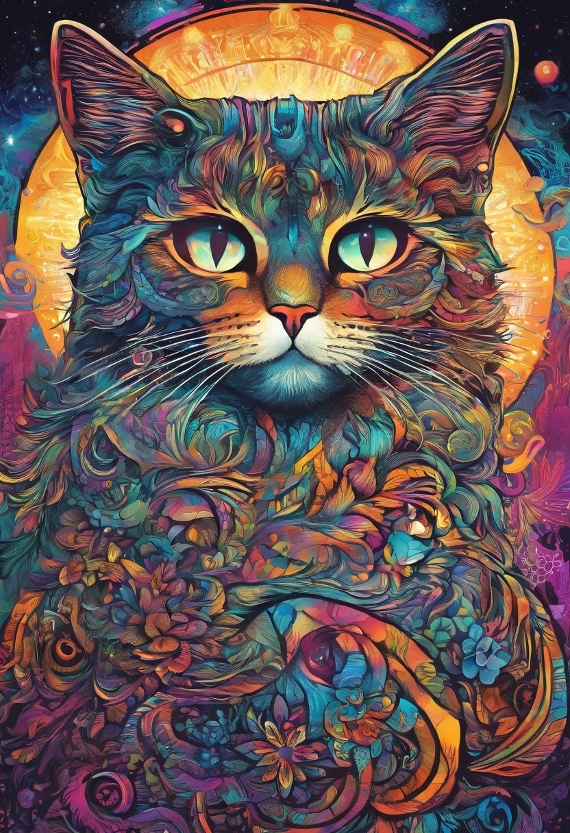 galactic cat with a lot of hair on it's head, third eye, staring at something in the distance, intricate details, electric, fantasy art, Anato Finnstark, emulsion painting, highly detailed, misty
rutkowski, hdr, hyperdetailed, rim light, faded, dim