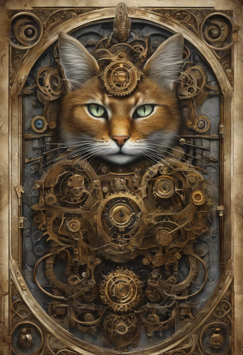 galactic cat with a lot of hair on it's head, third eye, staring at something in the distance, intricate details,  electric, fantasy art, Anato Finnstark, emulsion painting, highly detailed, misty
rutkowski, hdr, hyperdetailed, rim light, faded, dim