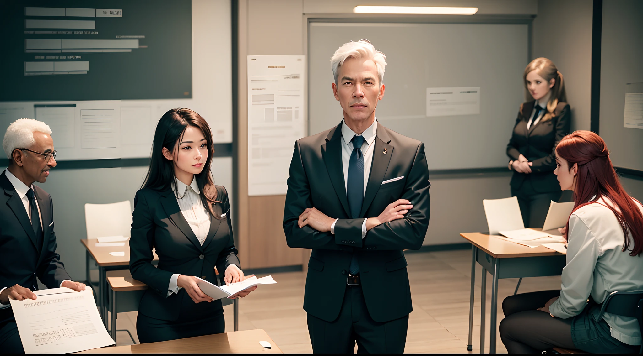 Look for higher-level certifications: Advance your career at the highest levels of the company. With people (Man and woman) Working in the classroom of modern institutions for more than 50 years. All wore formal administrative attire