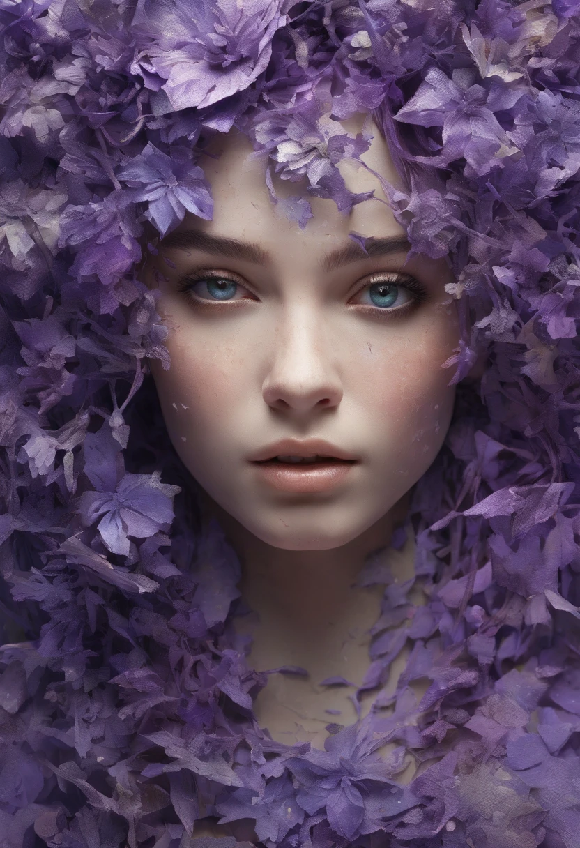 girl, centered, looking at the camera, approaching perfection, dynamic, shades of purple, highly detailed, digital painting, art station, concept art, smooth, sharp focus, illustration, art by Carne Griffiths and Wadim Kashin, detailed face, 4k