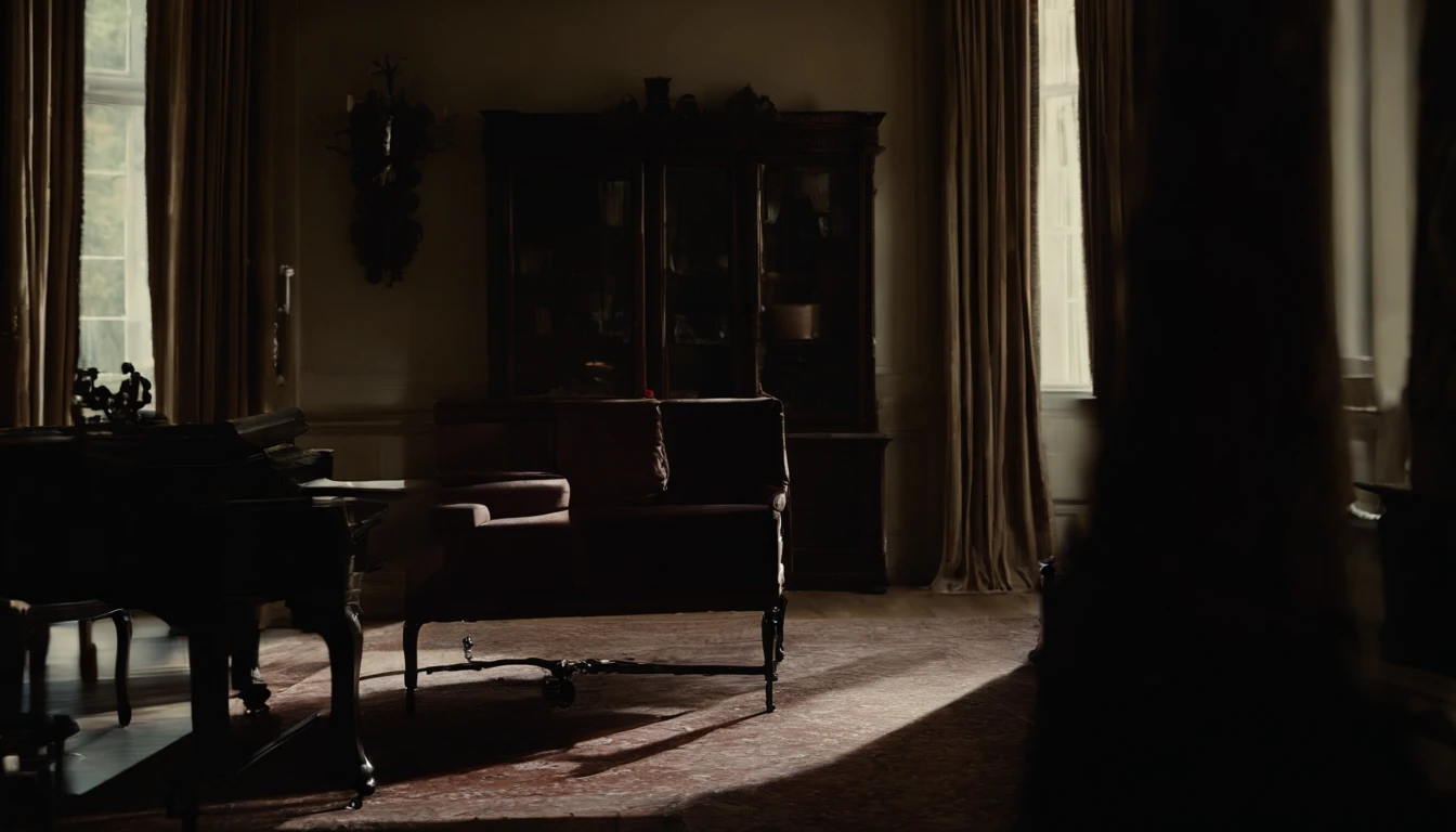 Manor of horrors,There are dark shadows inside the mirror