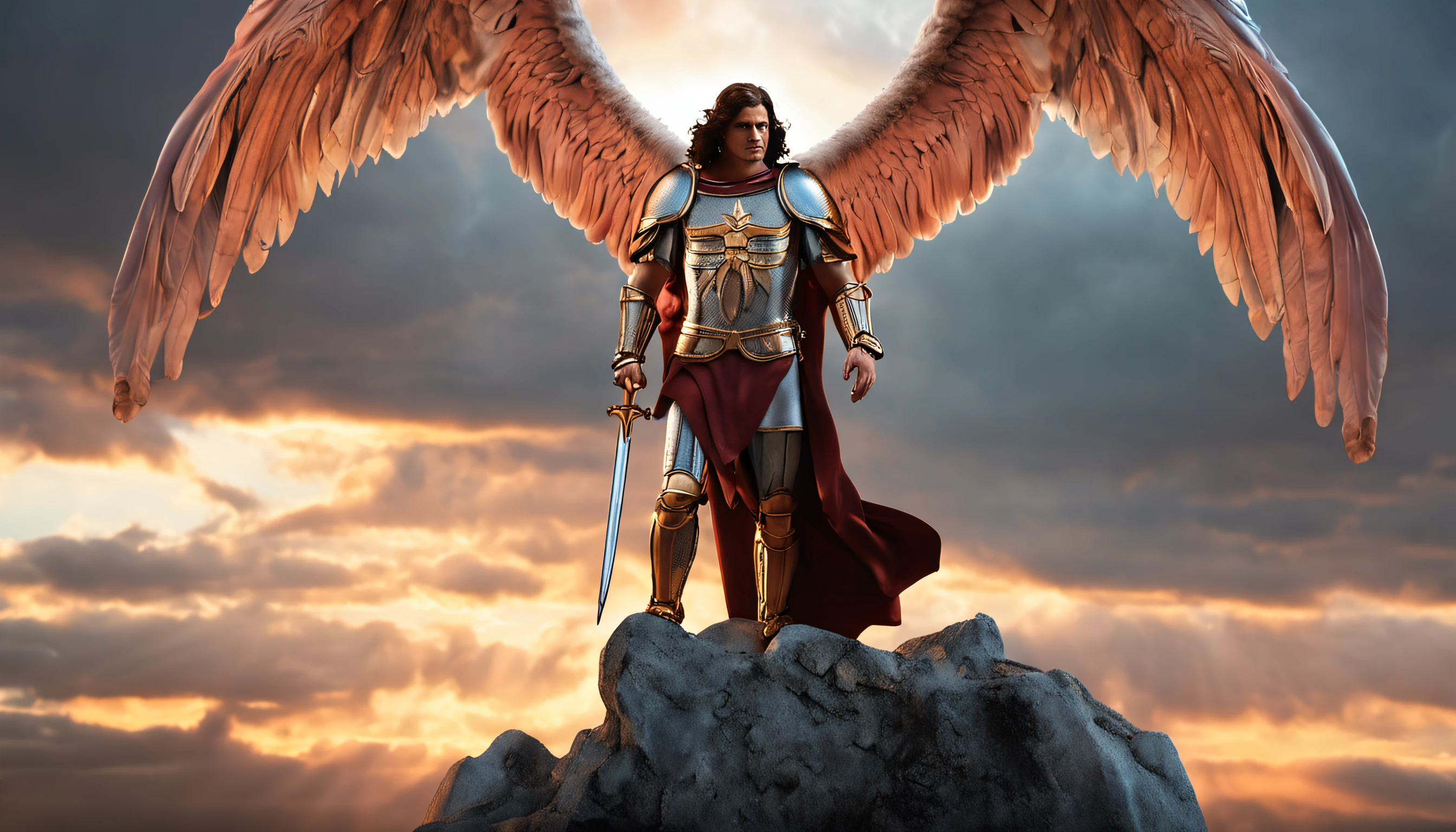 Realistic image of Archangel St. Michael