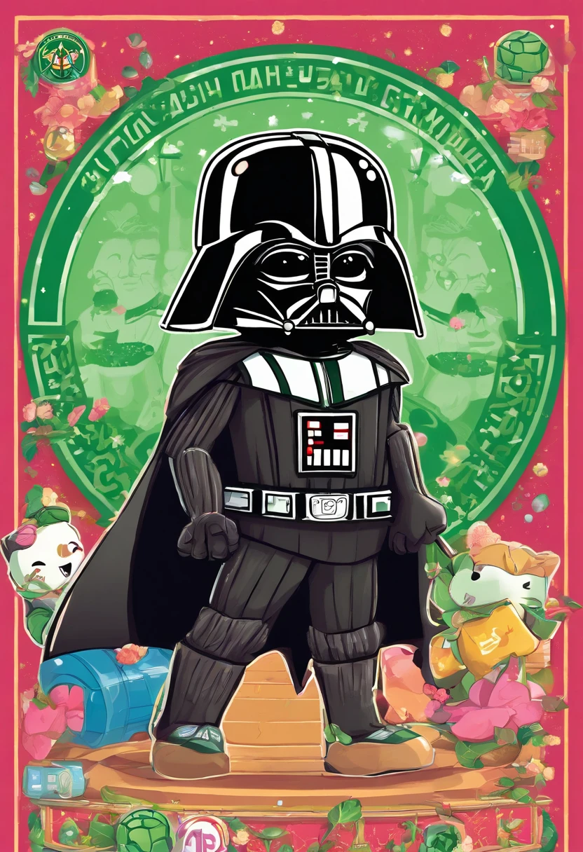 Darth Vader in the Boston Celtics uniform