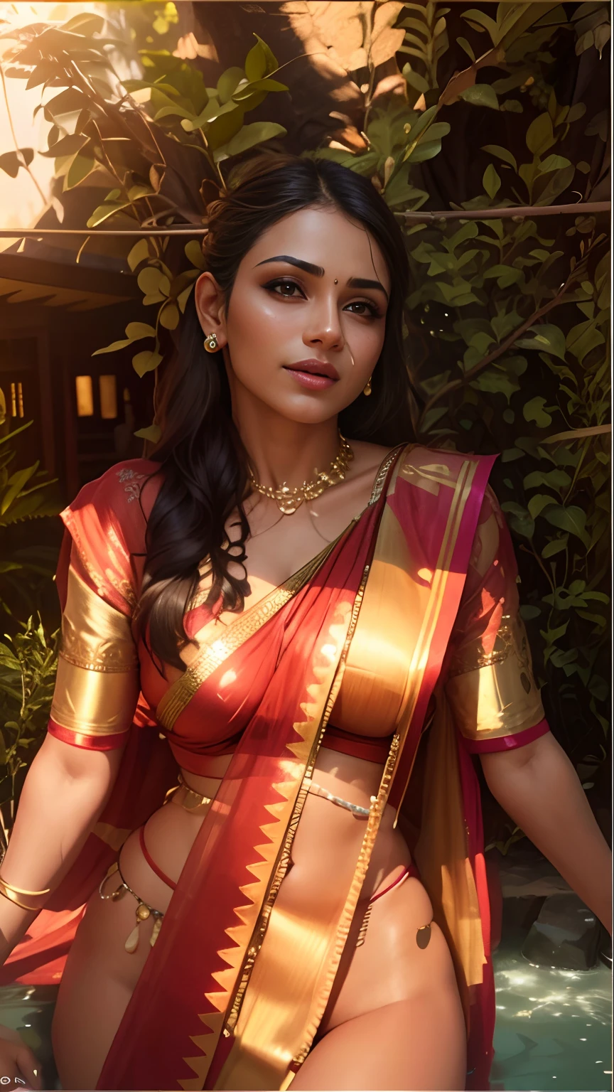 Change saree to bikini... sexy women... ultra realistic face...8k...