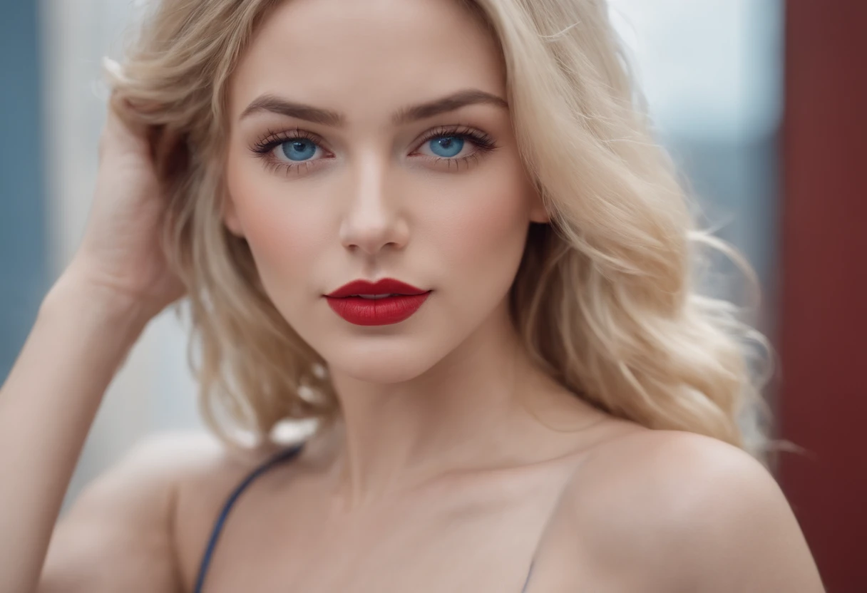 beautiful german woman, blonde, full body, lingerie, blonde hair, ponytail, long hair, blue eyes, bimbo lips, red lips, ((white playboy bunny costume)), ((perfect natural breasts), photorealistic, photo, masterpiece, realistic, realism, photorealism, high contrast, photorealistic digital art trend on Artstation 8k HD high definition detailed realistic, detailed, skin texture, hyperdetailed, realistic skin texture,  Armor, best quality, ultra high resolution, (photorealistic: 1.4), high resolution, detailed, raw photo, sharp re, by Lee Jeffries Nikon D850 Film Stock Photography 4 camera kodak portra 400 lens f1.6 rich colors hyper realistic texture dramatic lighting unrealengine trend in artstation cinestill 800,