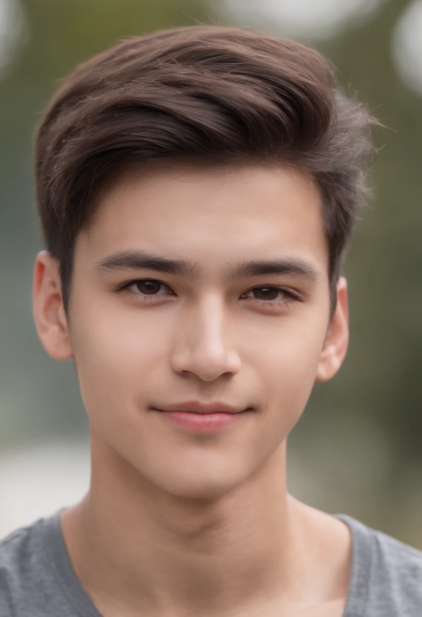 Sequenced RAW photo, A photo of a boy, ((Upper body selfie, Happy)), biting finger, Detailed face, black hair, slightly olive skin, Slightly blurred detailed backgrounds, Natural lights, HDR, Photo realistic, professional photo, Flirting with the viewer, sexy look, photorealistic, Gorgeous, natural leather, 8k UHD, high quality, filmic grain, Fujifilm XT3