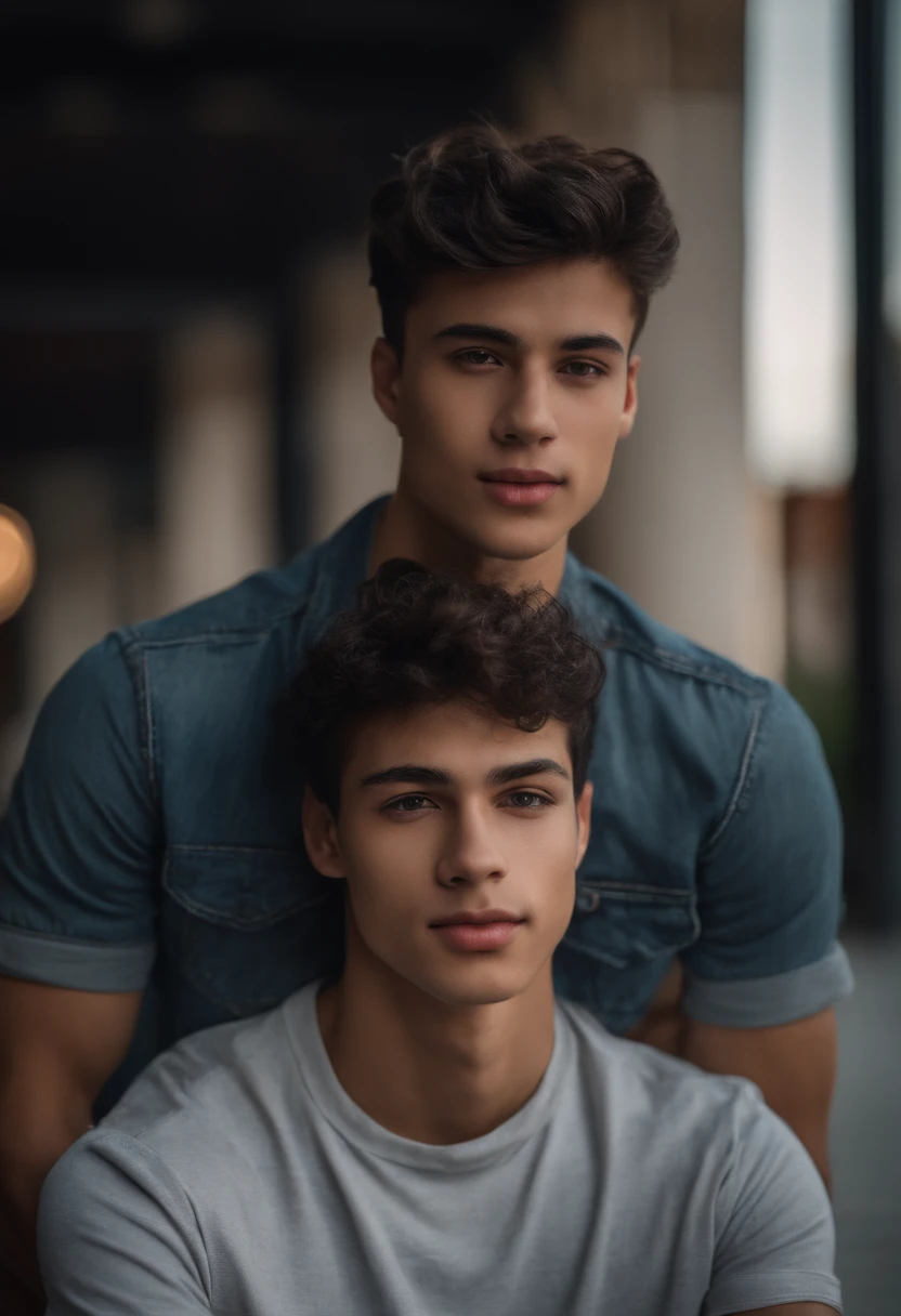 Sequenced RAW photo, A photo of a 16 year old boy, ((Upper body selfie, Happy)), biting finger, Detailed face, black hair, slightly olive skin, Slightly blurred detailed backgrounds, Natural lights, HDR, Photo realistic, professional photo, Flirting with the viewer, sexy look, photorealistic, Gorgeous, natural leather, 8k UHD, high quality, filmic grain, Fujifilm XT3