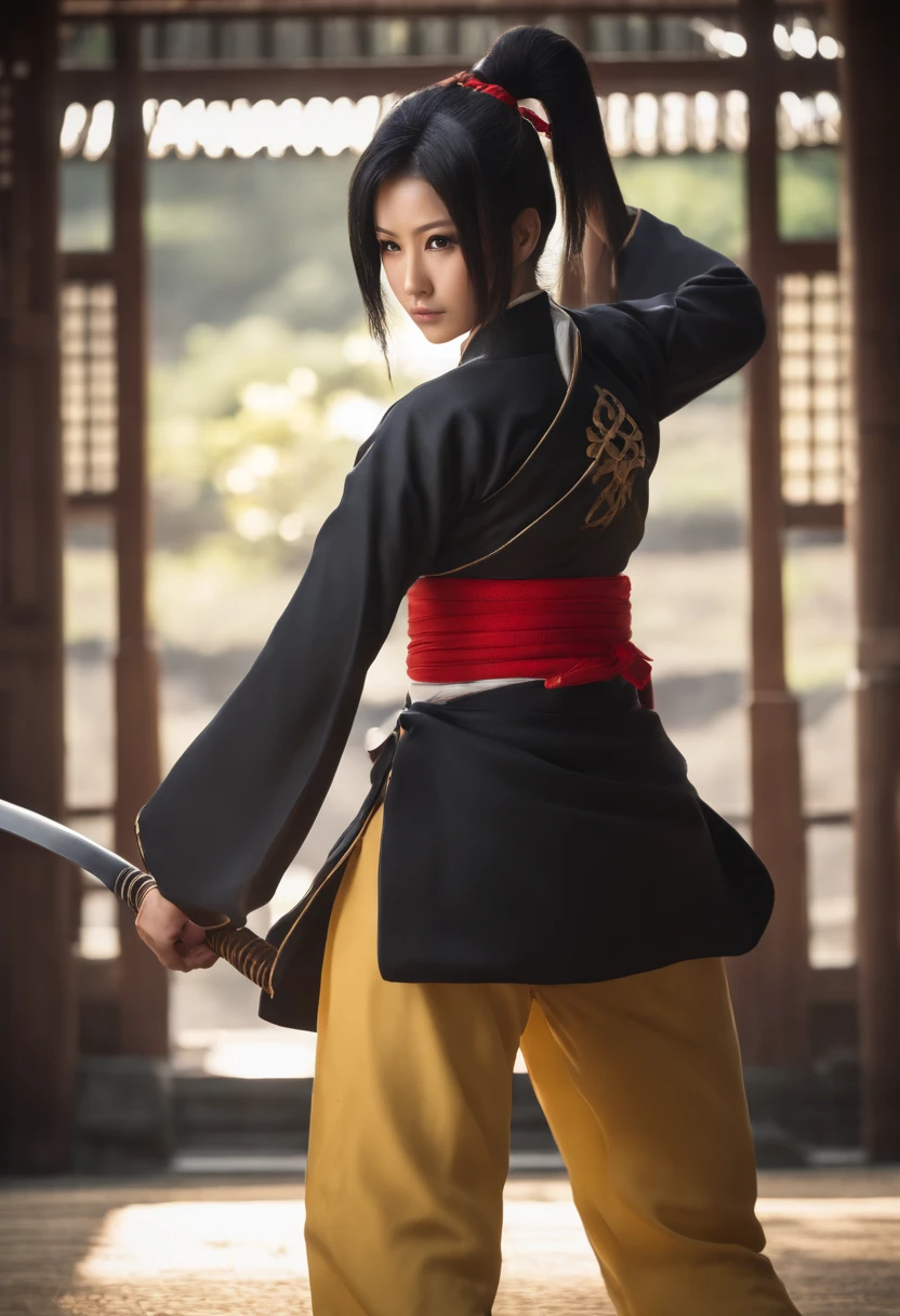 Demon ninja katana warrior Japanese night